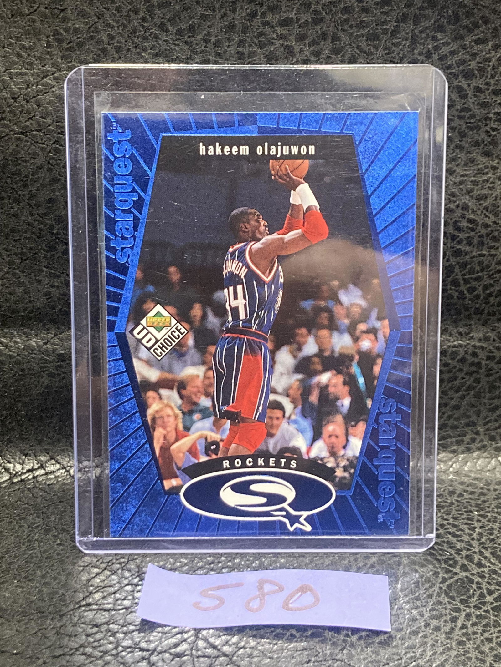 Hakeem Olajuwan 1998 Ud Choice Starquest Blue Houston Rockets Mint (1 of 2)