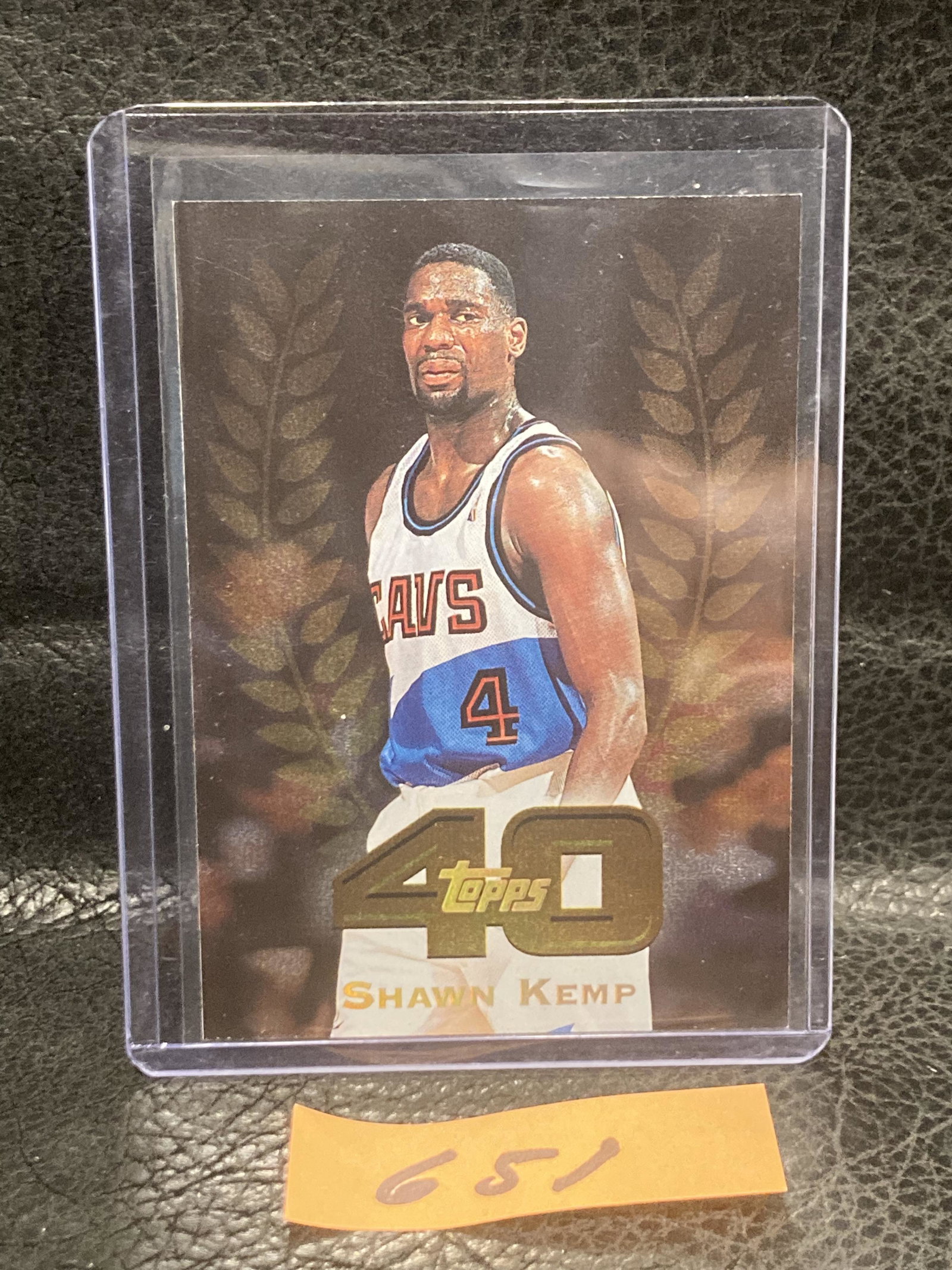 Shawn Kemp 1997-98 Topps Topps 40 #T40-33 Cavaliers: Shawn Kemp 1997-98 Topps Topps 40 #T40-33 Cavaliers