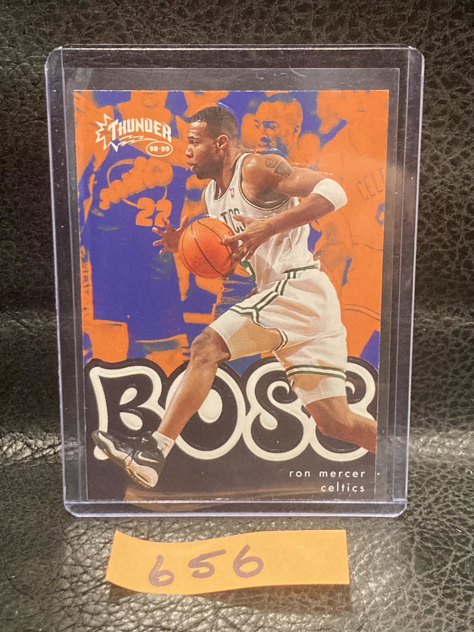 Ron Mercer 1998-99 Skybox Thunder Boss #12B Celtics: Ron Mercer 1998-99 Skybox Thunder Boss #12B Celtics
