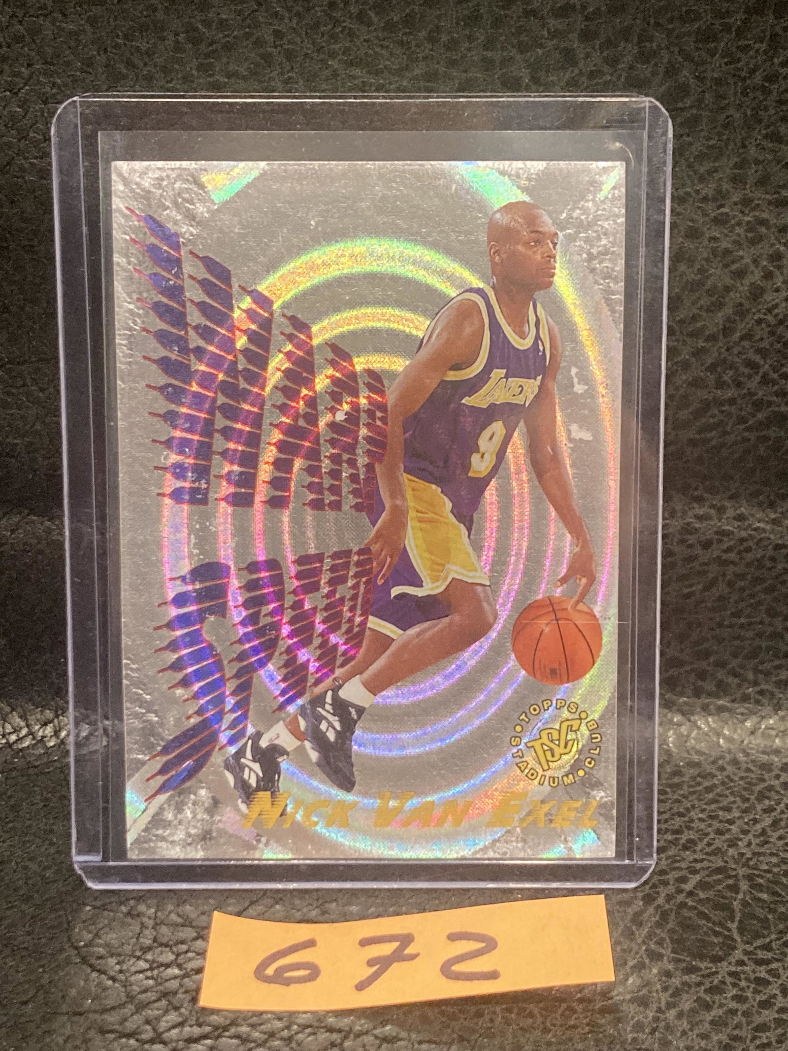 Nick Van Exel 1995-96 Topps Stadium Club Warp Speed Members Only #WS10 Lakers: Nick Van Exel 1995-96 Topps Stadium Club Warp Speed Members Only #WS10 Lakers