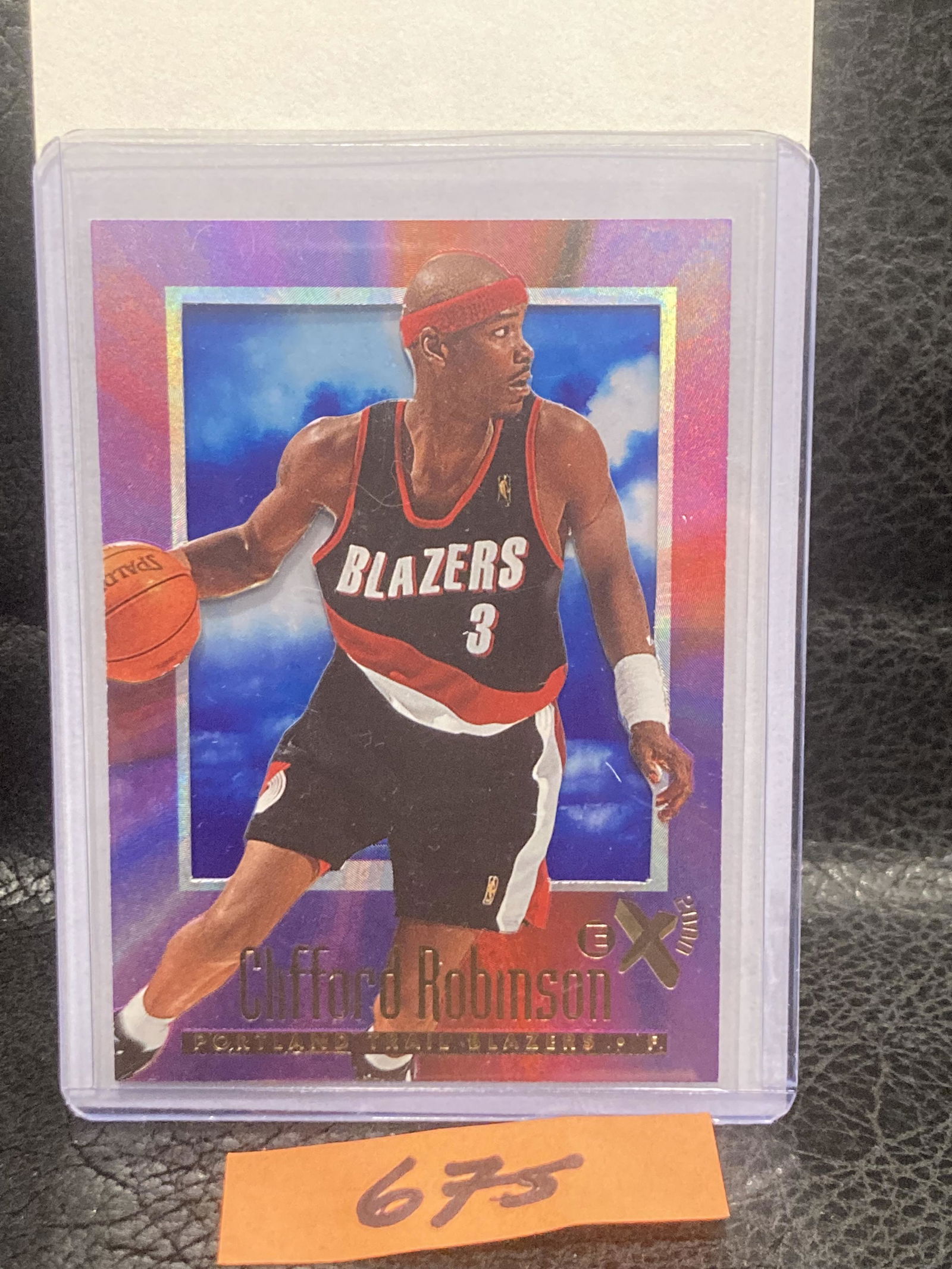 Clifford Robinson 1996-97 E-X2000 Ex2000 #58 Base Card Portland Trail Blazers (1 of 2)