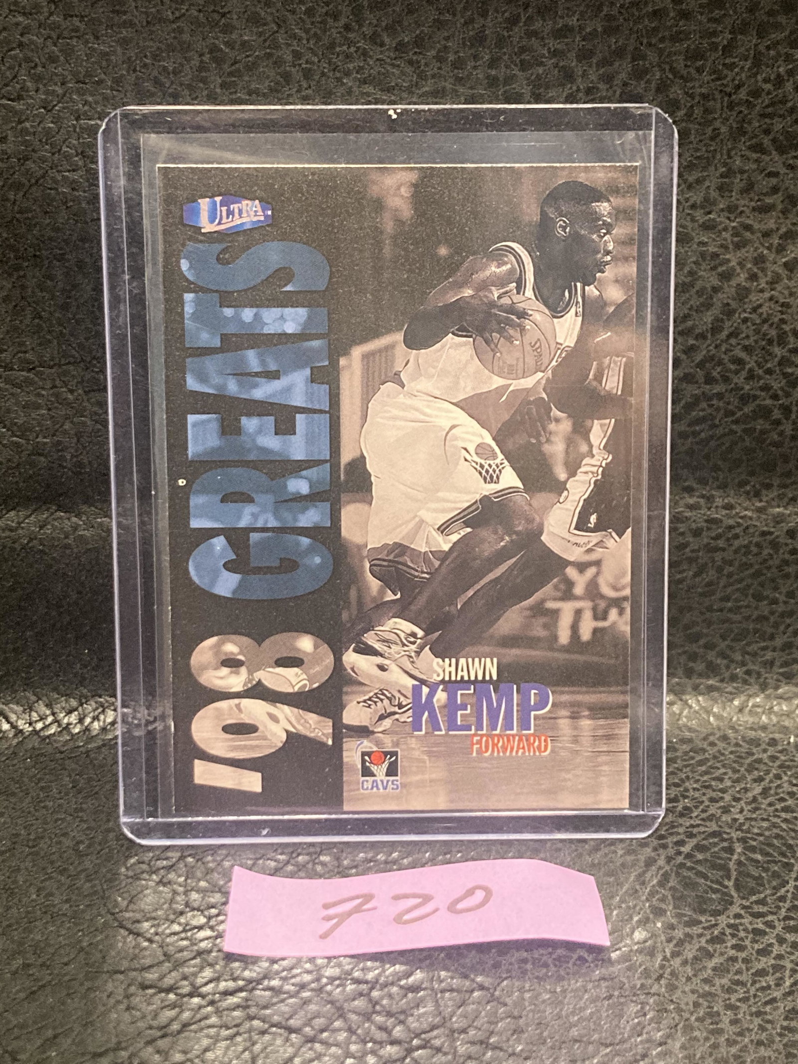 Shawn Kemp 1997-98 Ultra '98 Greats #260 Cleveland Cavaliers: Shawn Kemp 1997-98 Ultra '98 Greats #260 Cleveland Cavaliers