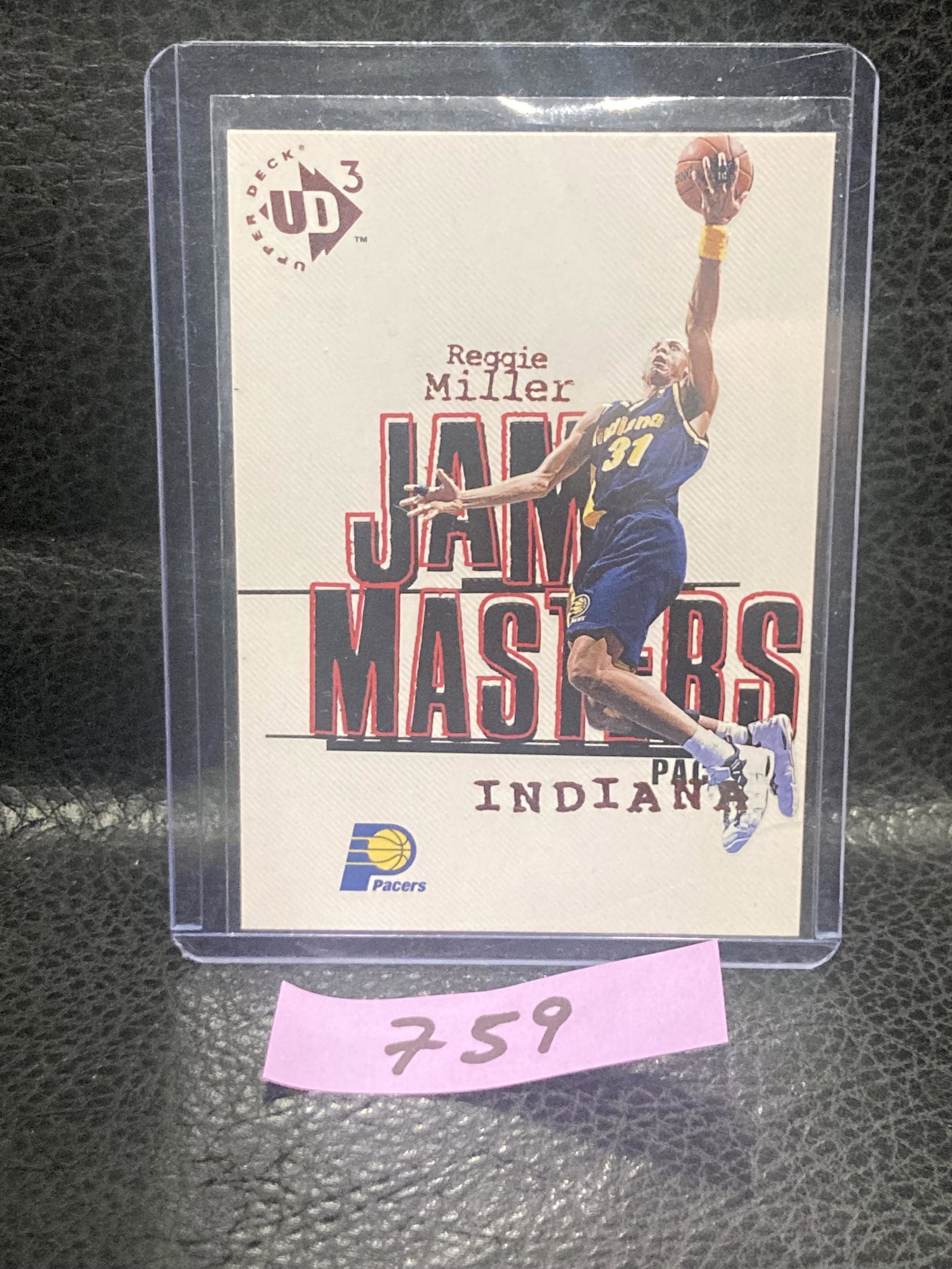 Reggie Miller 1997-98 Upper Deck Ud3 Jam Masters #20 Indiana Pacers: Reggie Miller 1997-98 Upper Deck Ud3 Jam Masters #20 Indiana Pacers