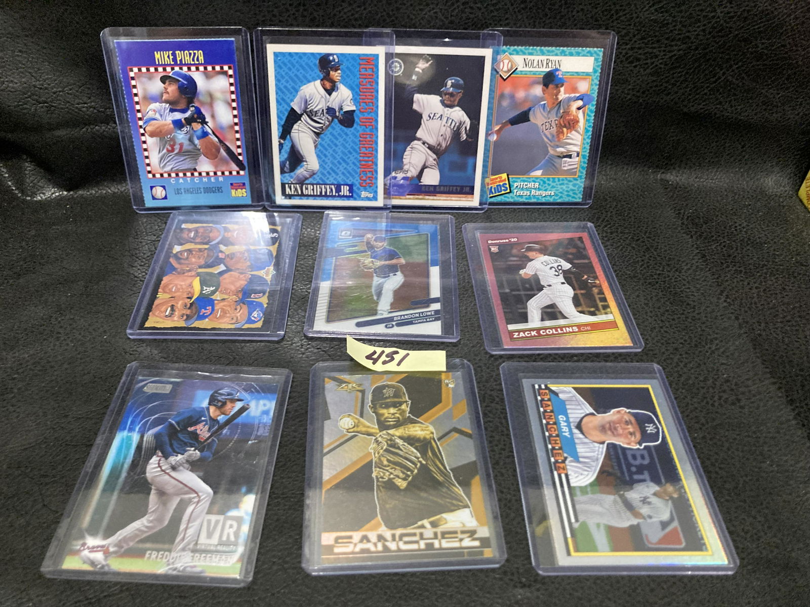 Lot of 10 baseball cards Top loaded (1 of 2)