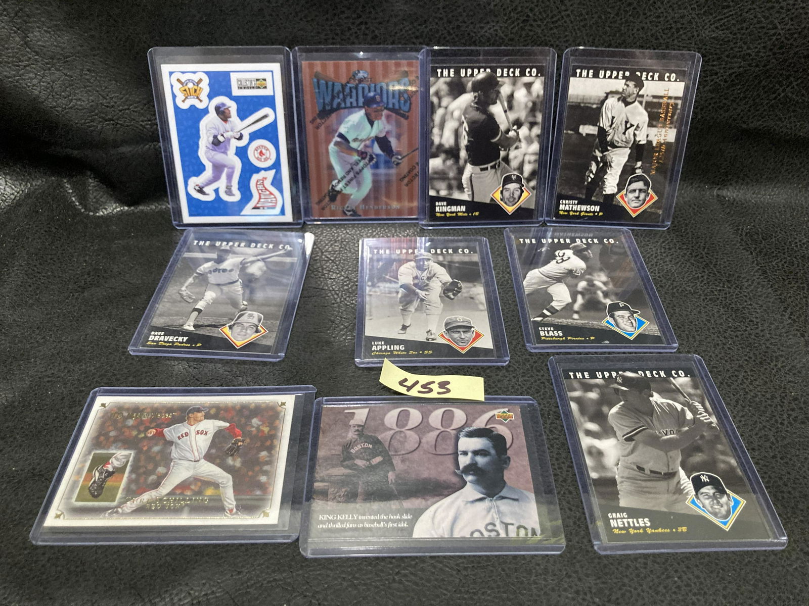 Lot of 10 baseball cards Top loaded (1 of 2)