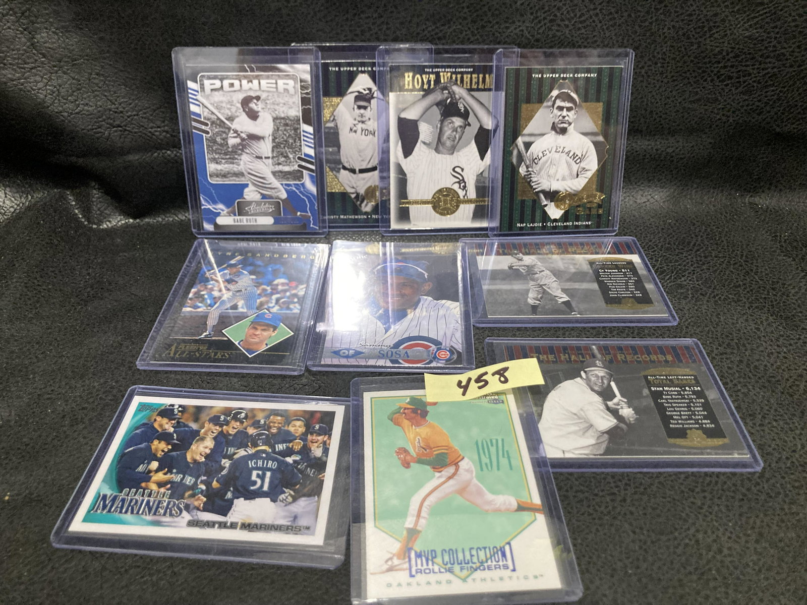 Lot of 10 baseball cards Top loaded (1 of 2)