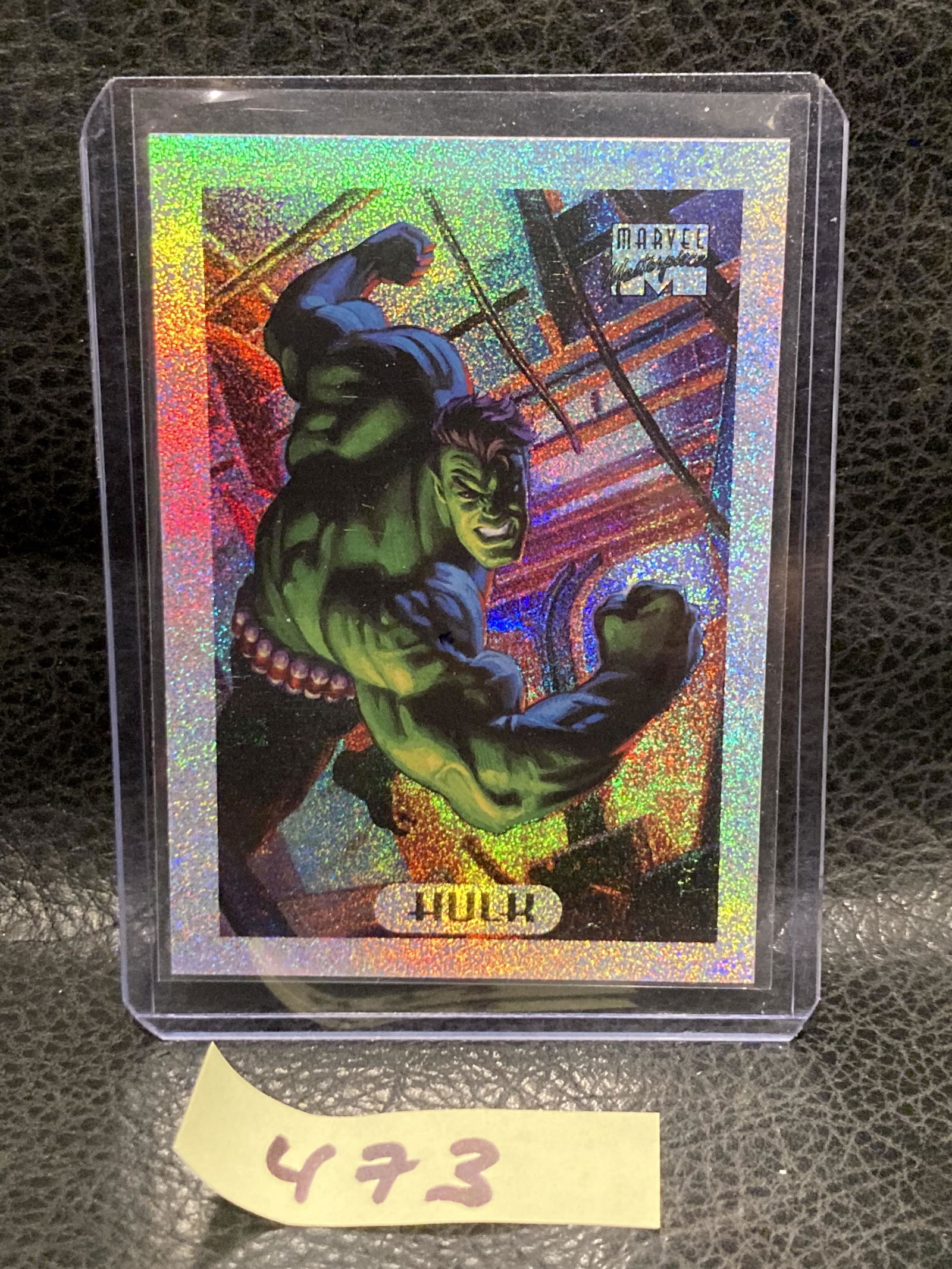Hulk 1994 Marvel Masterpieces Holofoil Silver #4 Limited Edition (1 of 2)
