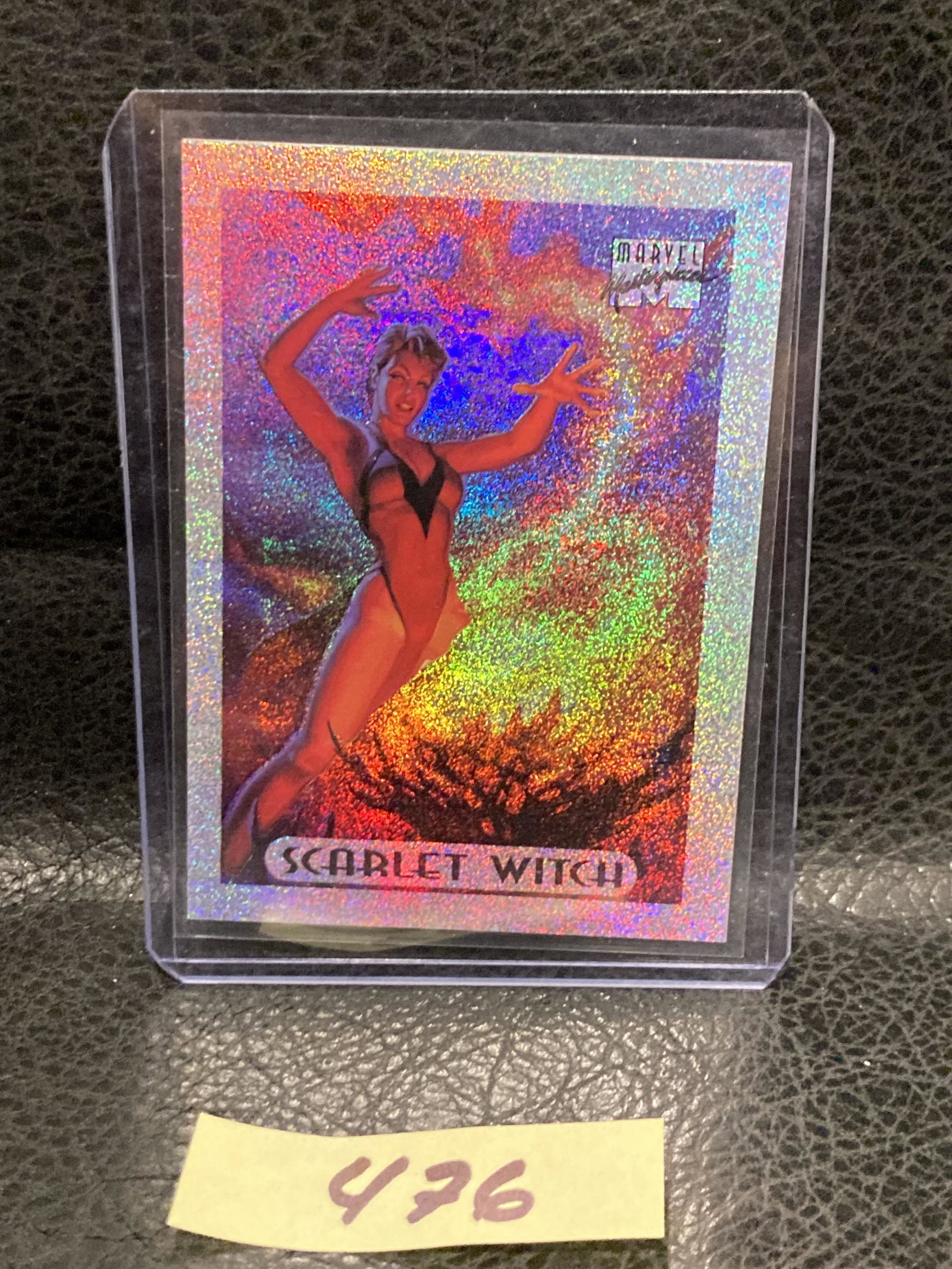 Scarlet Witch 1994 Marvel Masterpieces Holofoil Silver #7 Limited Edition: Scarlet Witch 1994 Marvel Masterpieces Holofoil Silver #7 Limited Edition