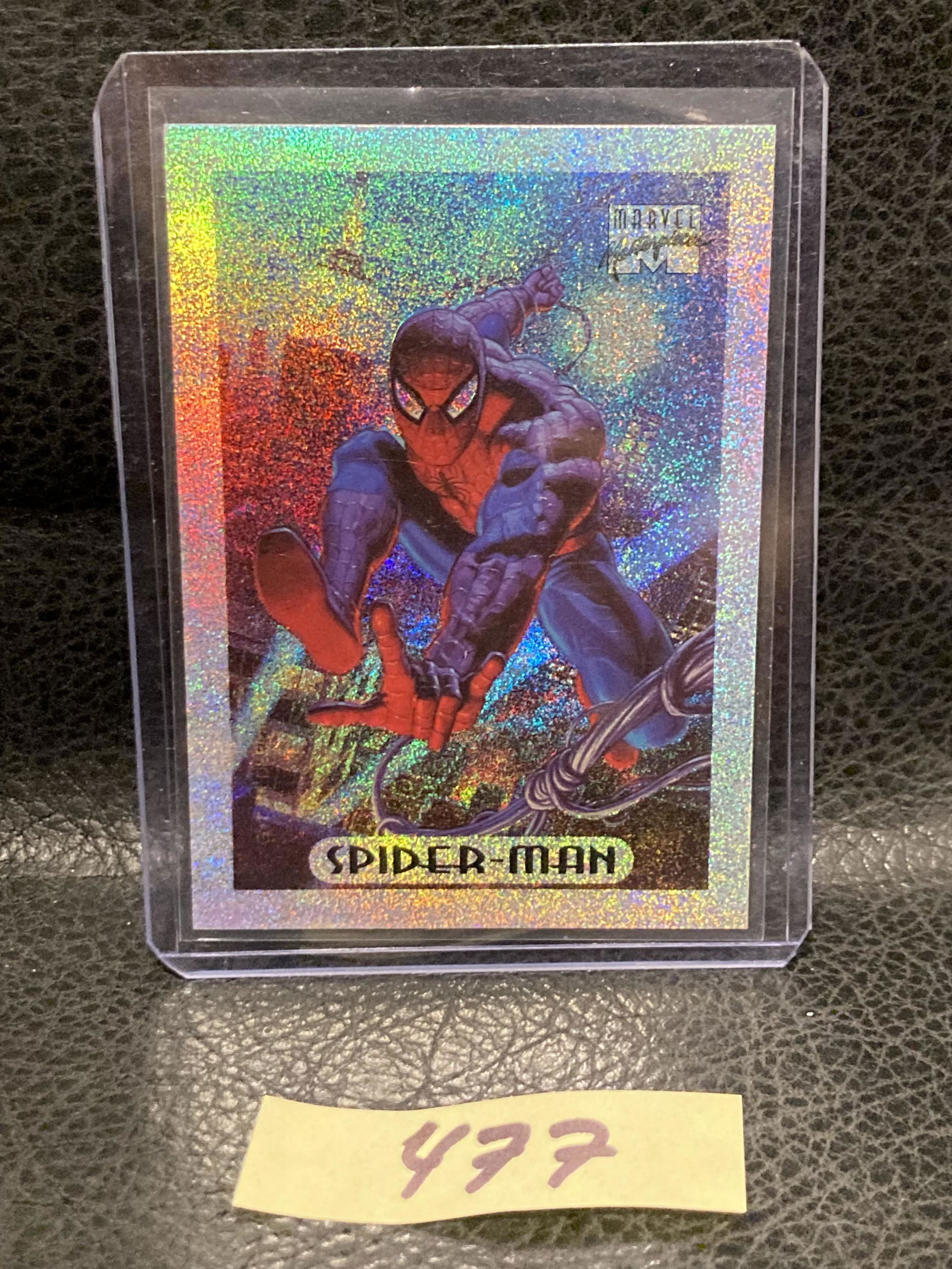 Spider-man 1994 Marvel Masterpieces Holofoil Silver #8 Limited Edition (1 of 2)
