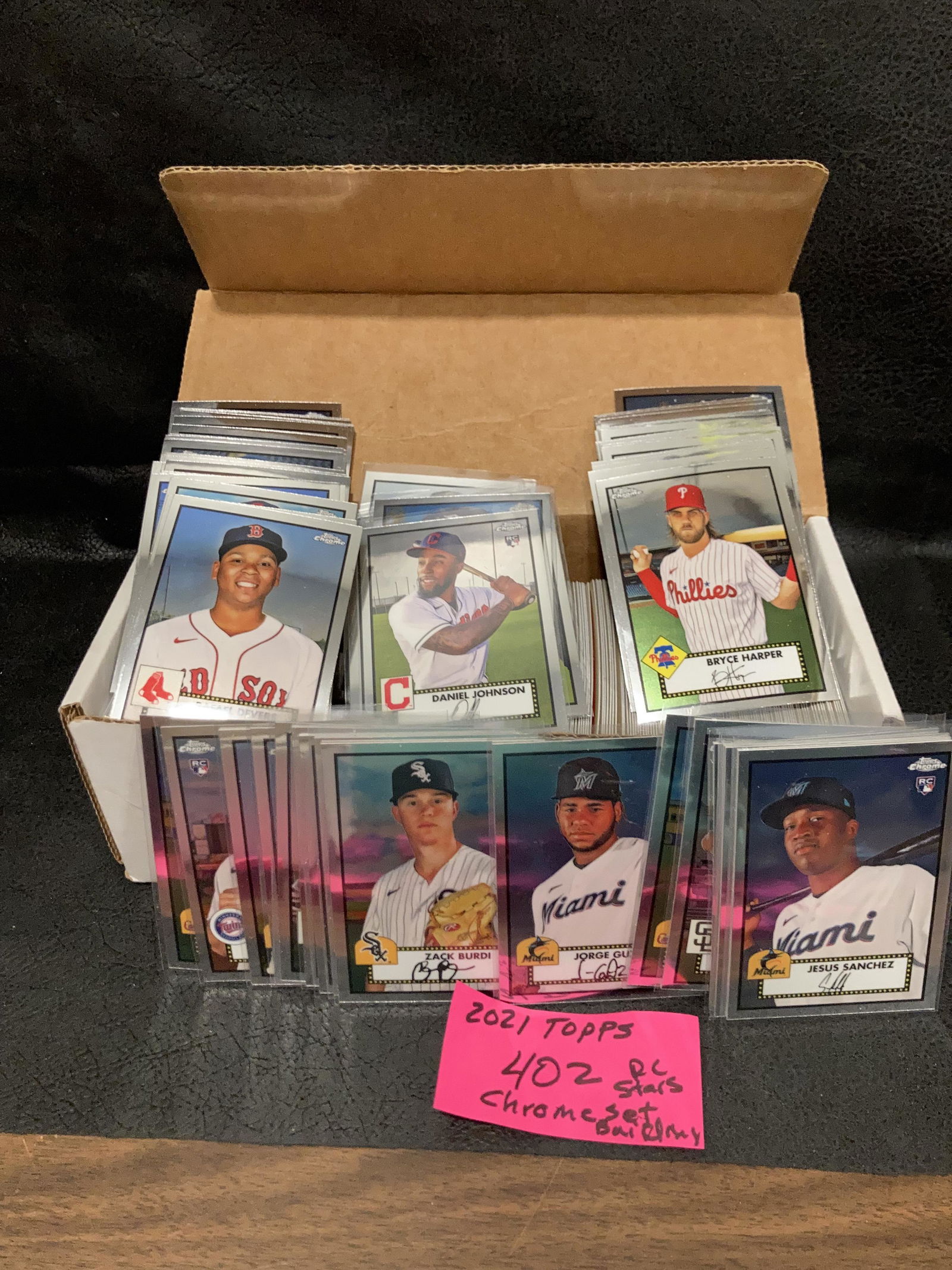 2021 Topps chrome Baseball Partial Set Great for Beginner Set Building (1 of 3)