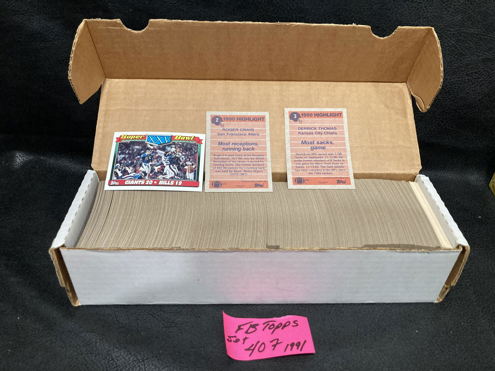 sets1991 Topps Football Complete Set Great for Beginner Set (1 of 2)