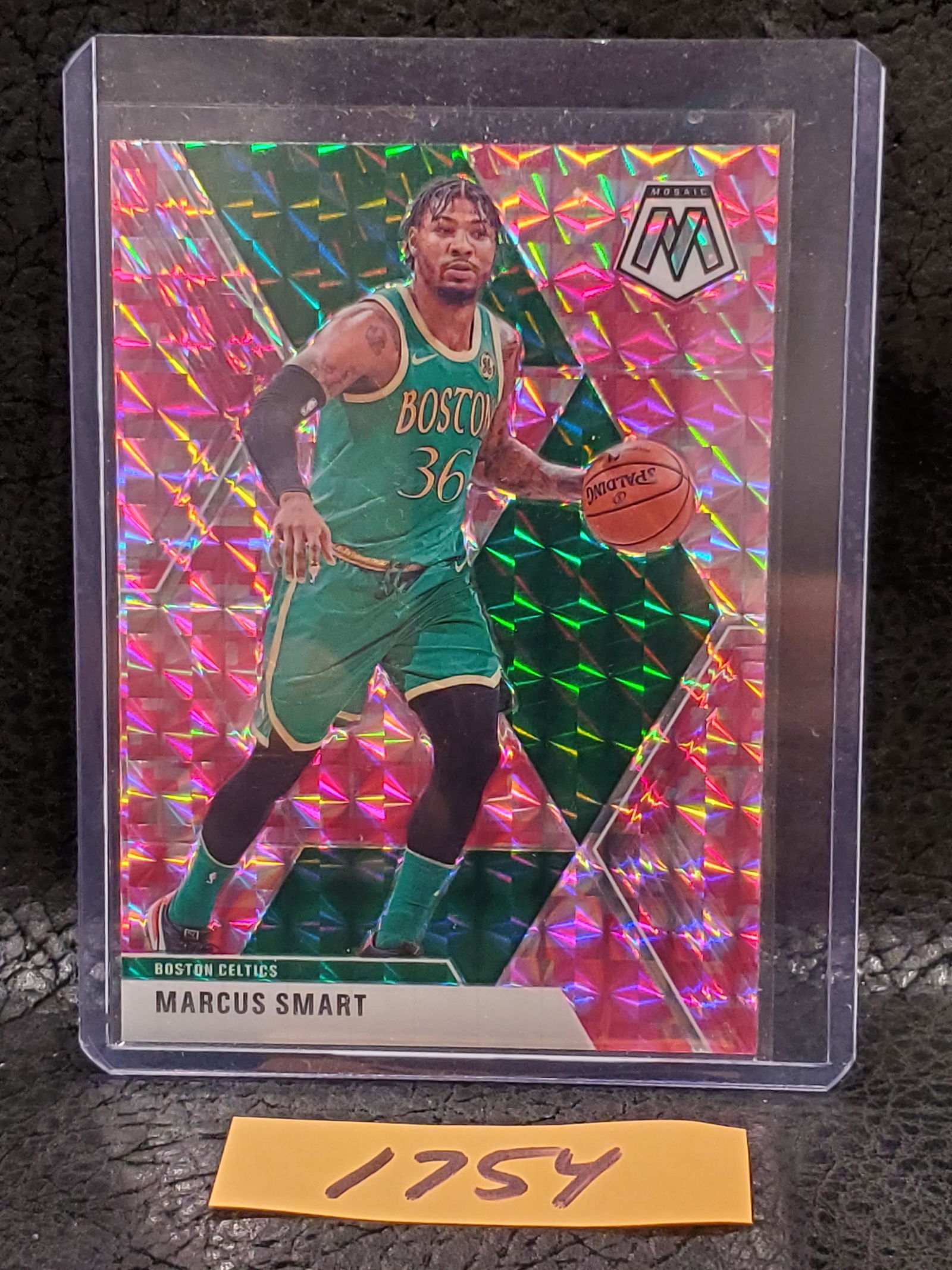 Marcus Smart 2019-20 Mosaic Pink Camo Boston Celtics #109 (1 of 2)