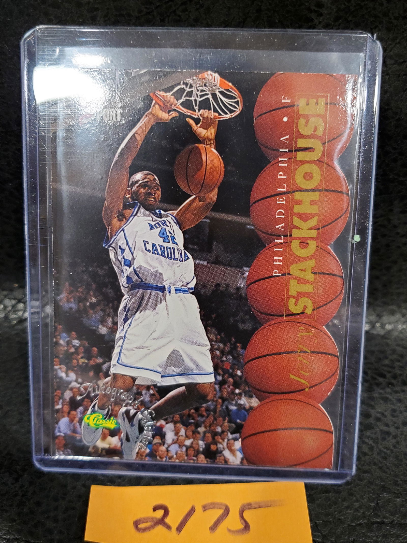 Jerry Stackhouse 1995 Classic 5 Sport Promo Rookie Die Cut North Carolina (1 of 2)