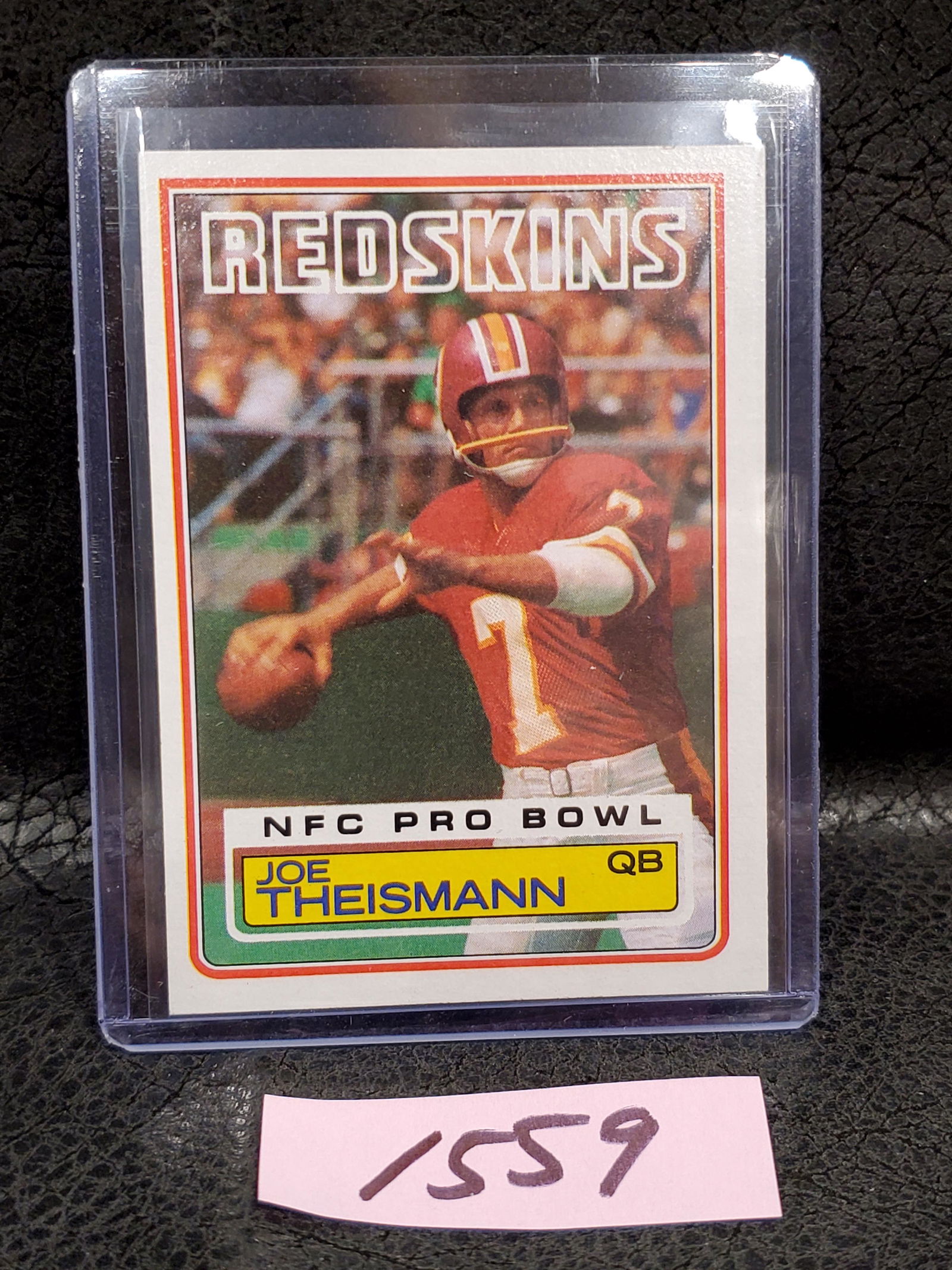 Joe Theismann 1983 Topps NFC Pro Bowl Washington Redskins #199 (1 of 2)