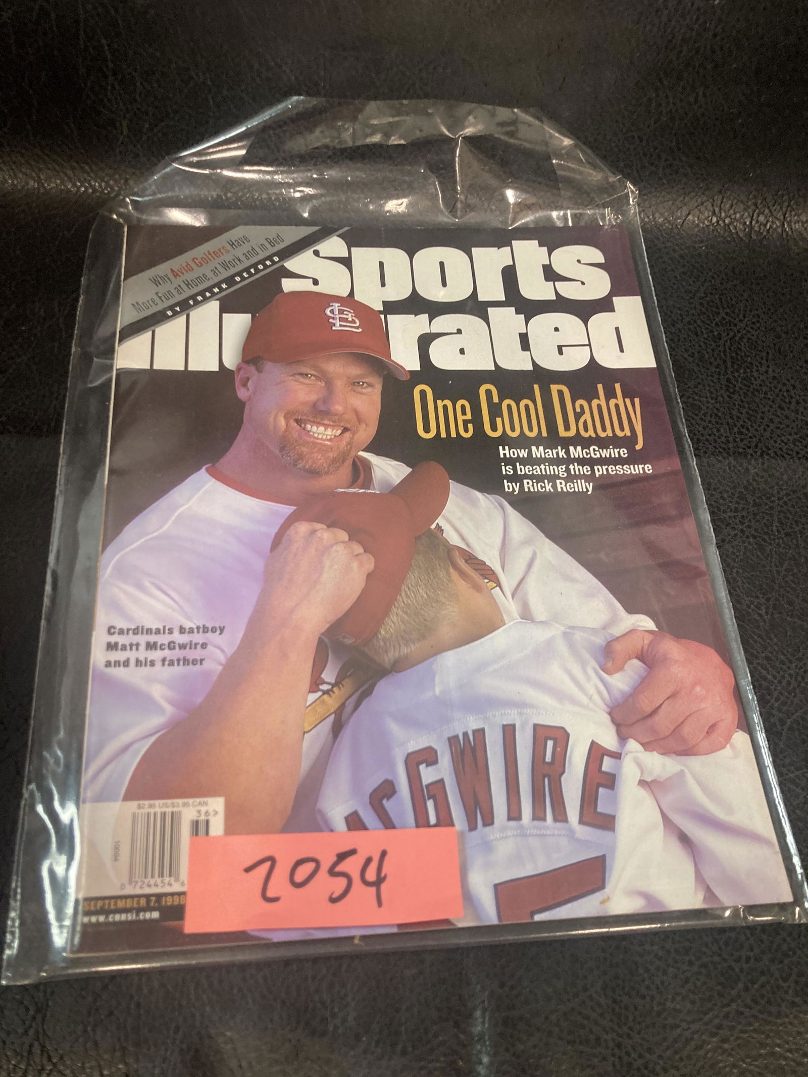 Sports Illustrated Magazine September 7, 1998 One Cool Daddy Mark & Matt McGwire (1 of 1)