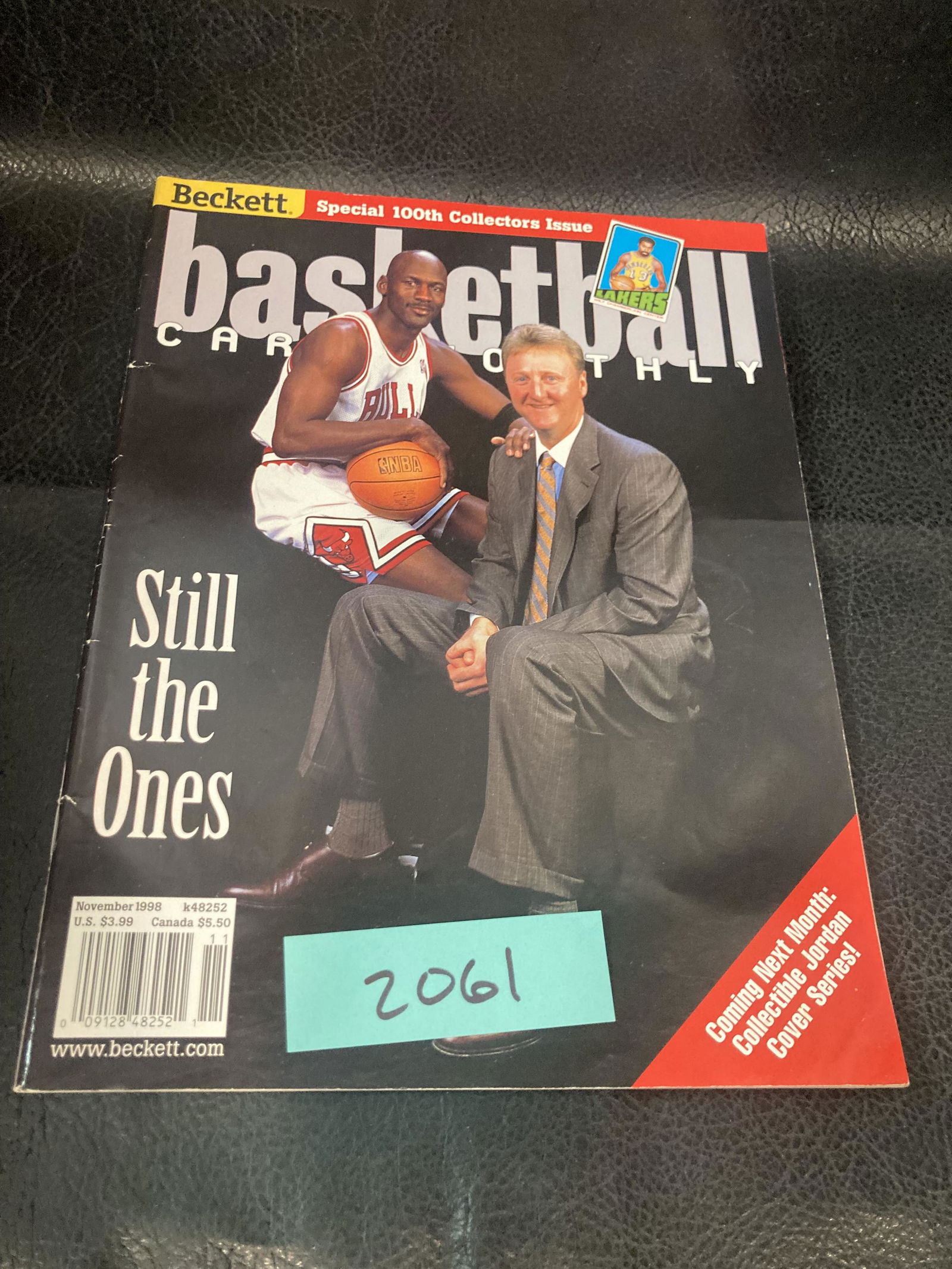 Michael Jordan Larry Bird 1998 Beckett Still the Ones Magazine (1 of 1)