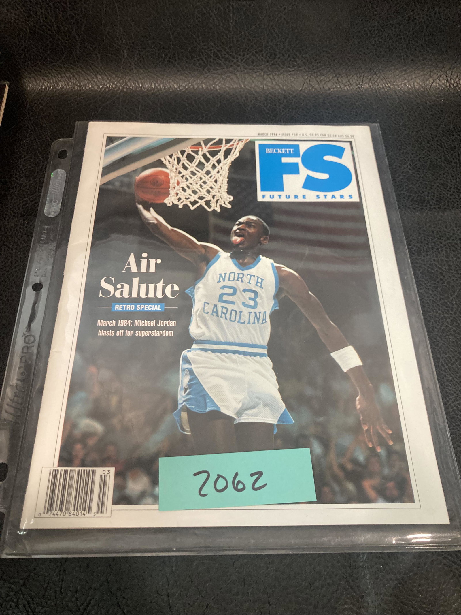 Michael Jordan Beckett Future Stars March 1996 Issue #59 Air Salute: Michael Jordan Beckett Future Stars March 1996 Issue #59 Air Salute