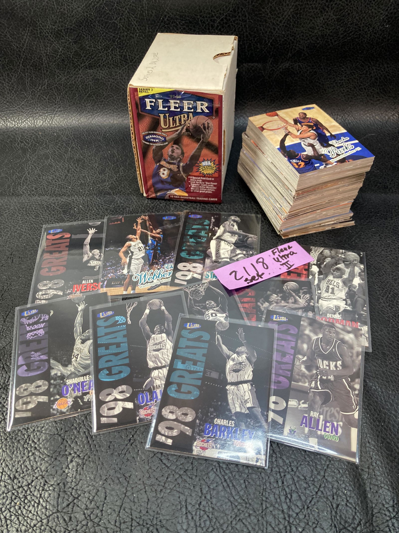 1997 ULTRA SERIES 2 BASKETBALL SET Great for Beginner Set Building (1 of 2)