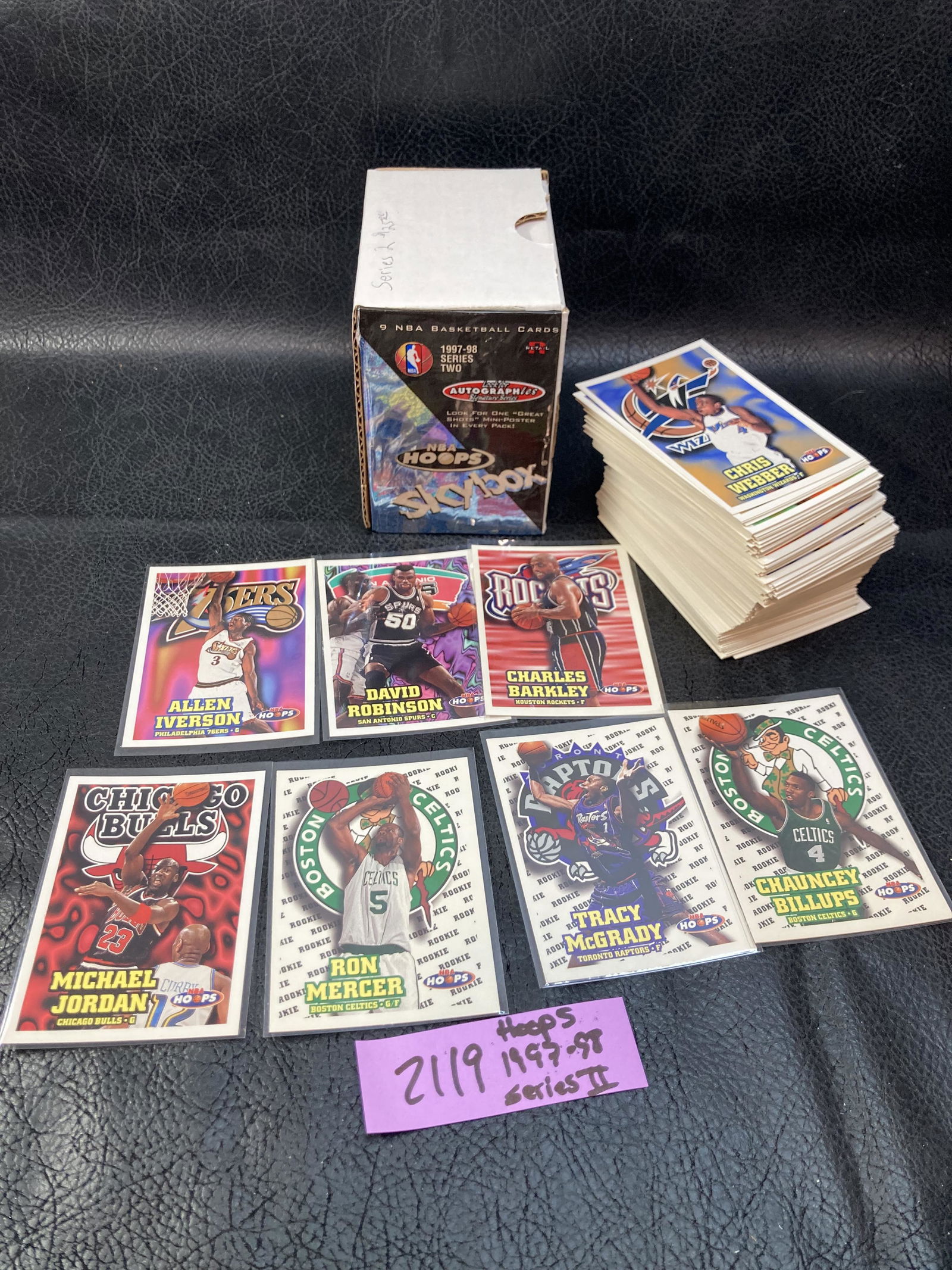 1997-98 Hoops Basketball Series 2 Michael Jordans Full set Great for Beginner Set Building (1 of 2)