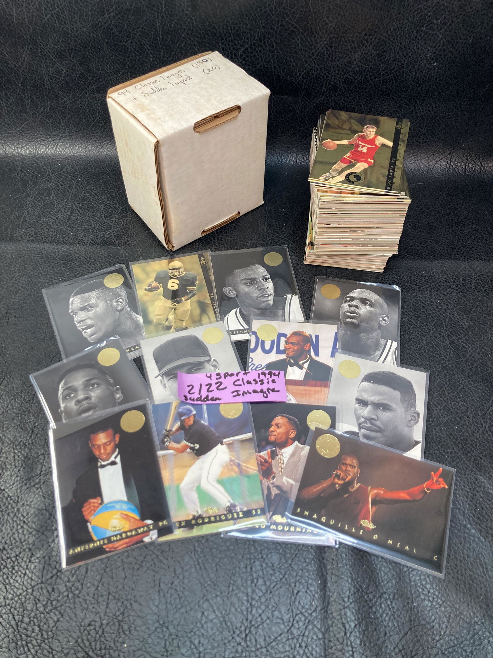 1993 CLASSIC IMAGES 4 SPORT COMPLETE 150 CARD SET - BLEDSOE O'NEAL AROD Great for Beginner Set Build (1 of 2)
