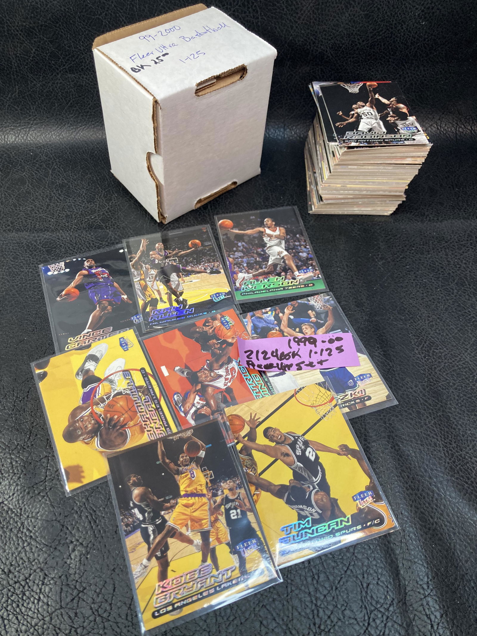 1999-00 Fleer Ultra Kobe Bryant NBA Basketball Base Set 1-125 Great for Beginner Set Building (1 of 2)
