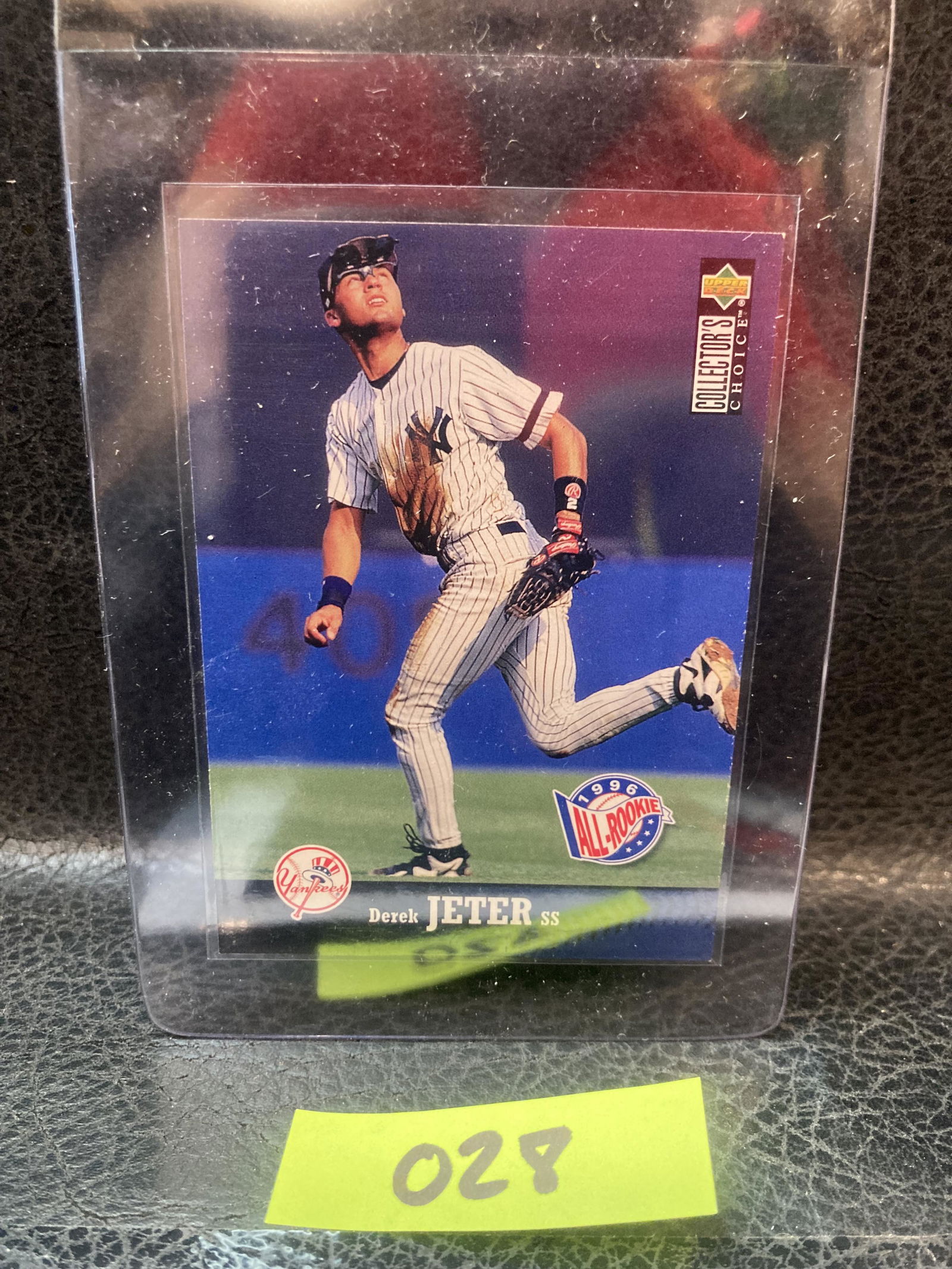 Derek Jeter 1997 Upper Deck UD Collector's Choice 1996 All-Rookie Yankees (1 of 2)