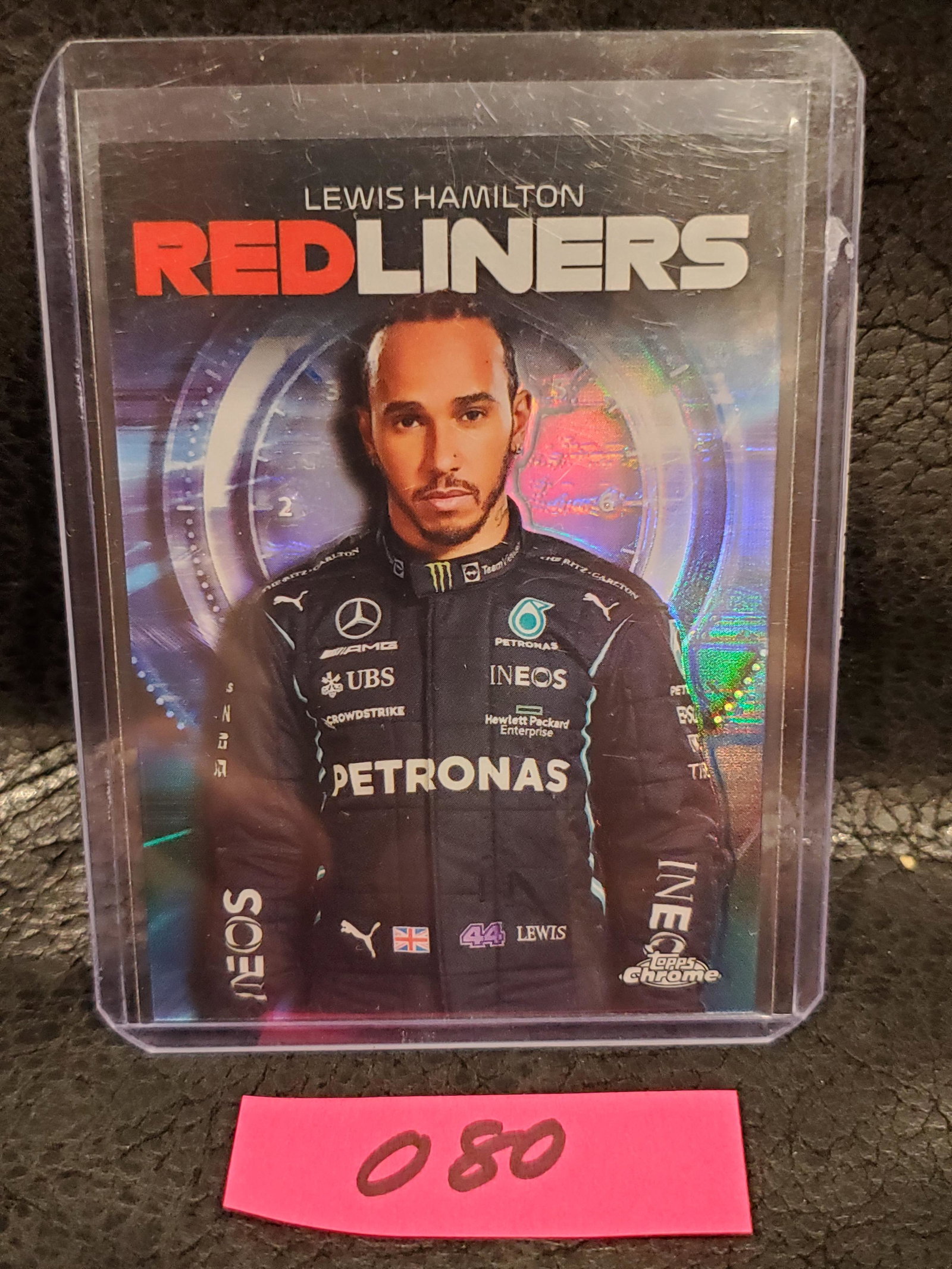 Lewis Hamilton 2021 Topps Chrome Red Liners Refractor Insert F1 Racing #RL-1 (1 of 2)