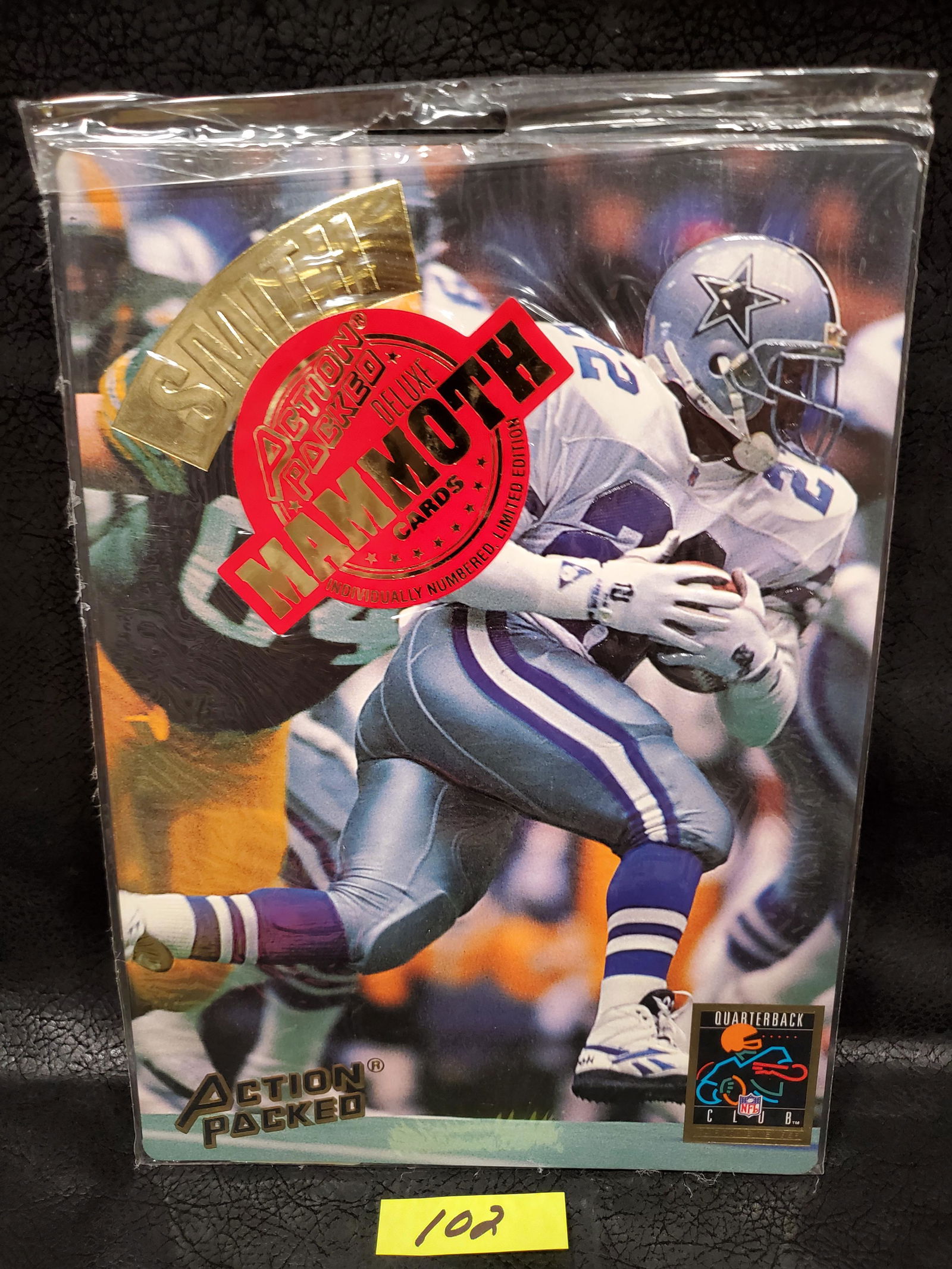 Emmitt Smith 1994 Action Packed Deluxe Mammoth #/25000 Dallas Cowboys #MM23 (1 of 2)