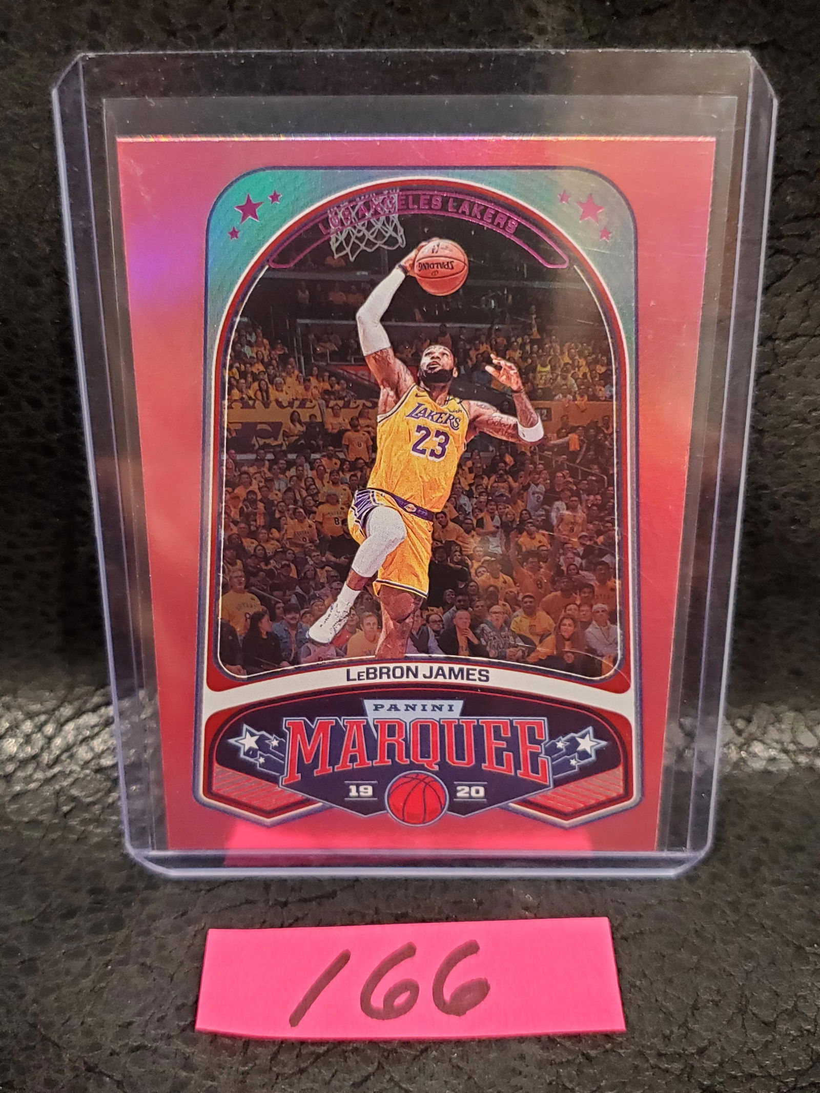 Lebron James 2019-20 Chronicles Marquee Pink Los Angeles Lakers #245 (1 of 2)