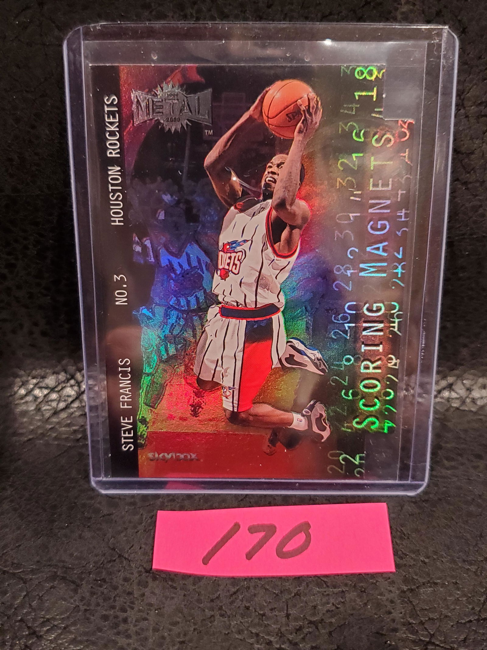 Steve Francis 2000 Fleer Skybox Scoring Magents Die Cut Houston Rockets #5 (1 of 2)