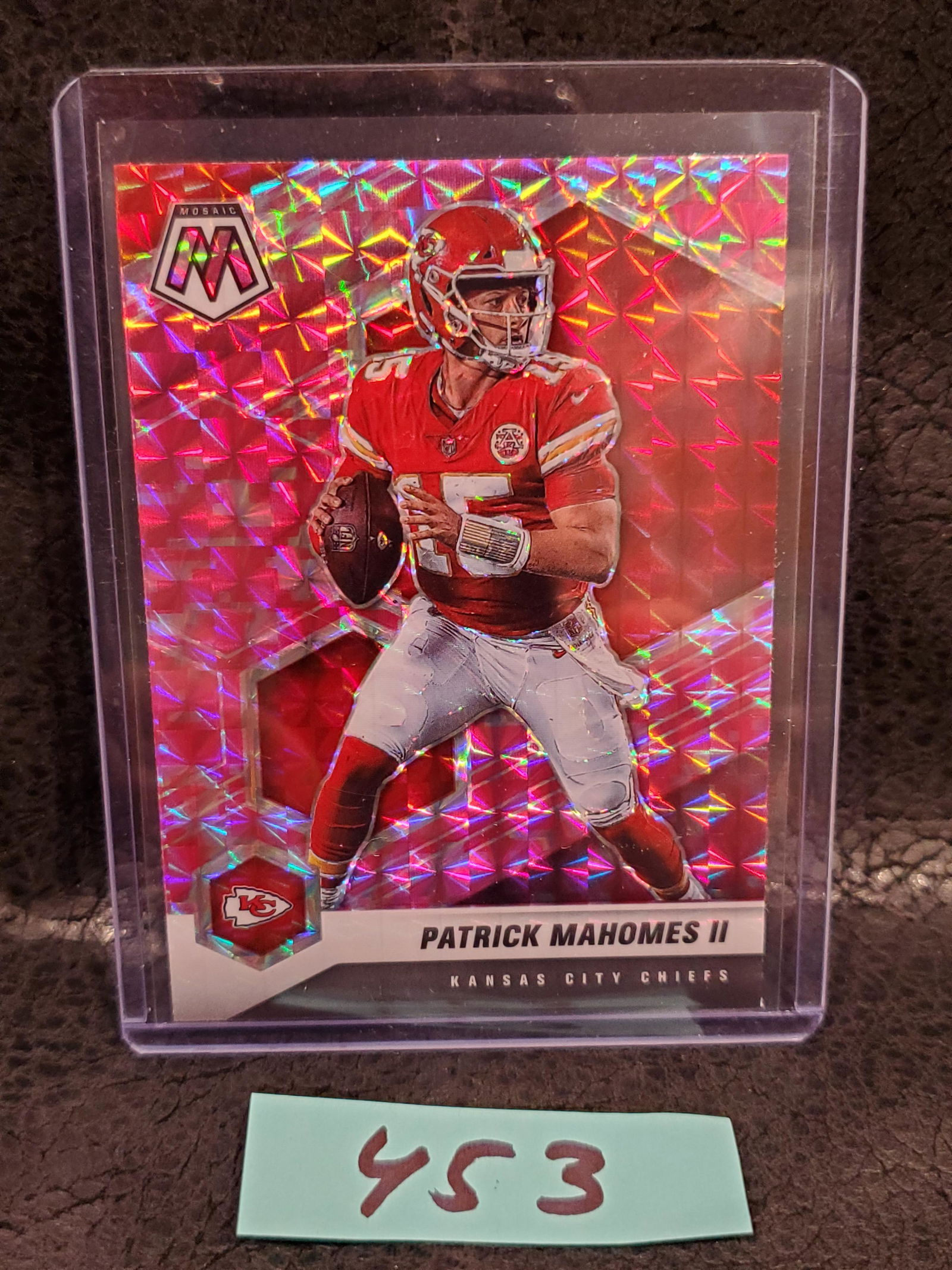 Patrick Mahomes 2021 Mosaic Pink Camo Kansas City Chiefs #1 (1 of 2)