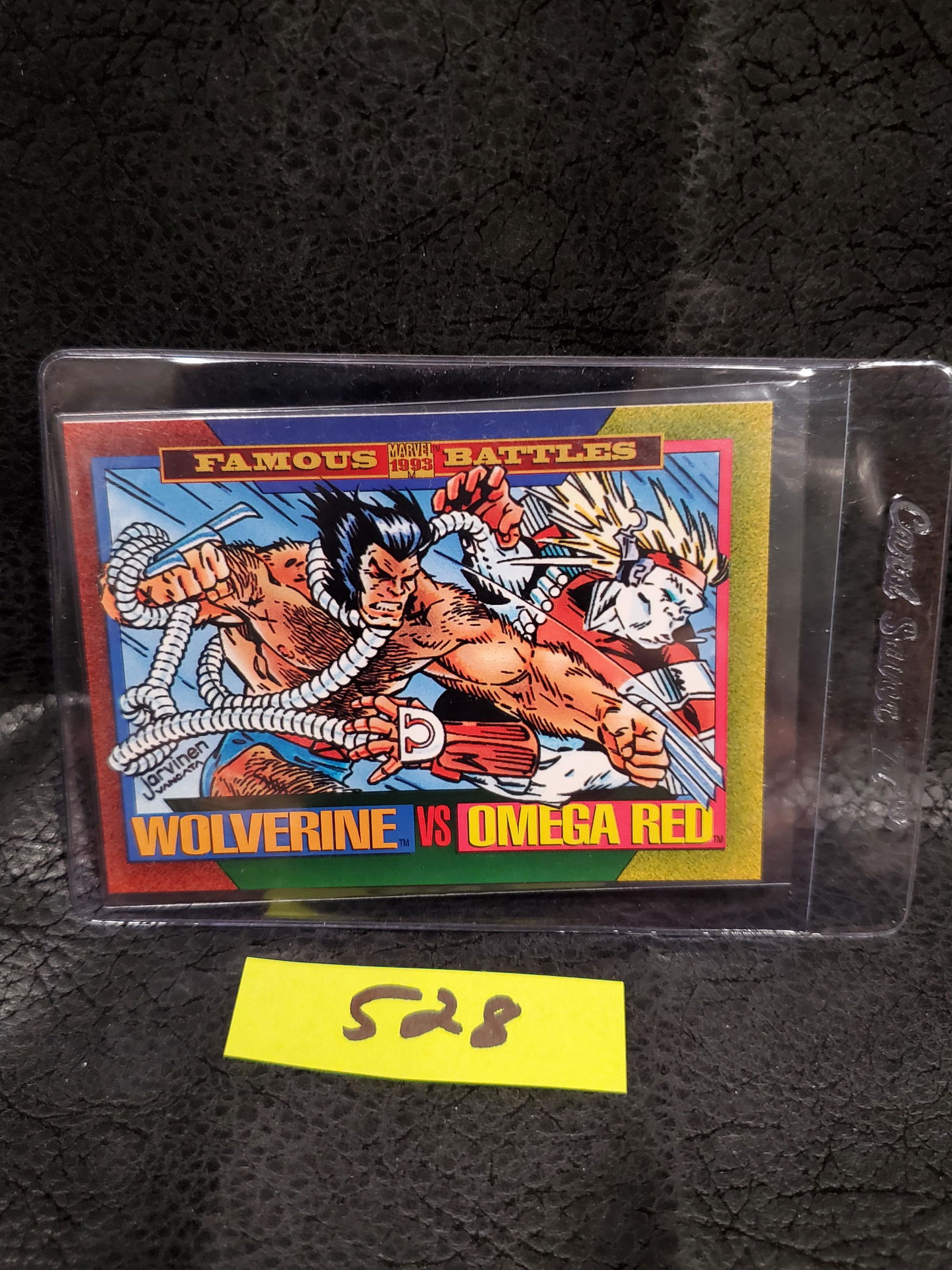 Wolverine vs Omega Red 1993 Skybox Marvel Universe Series 4 Famous Battles #177: Wolverine vs Omega Red 1993 Skybox Marvel Universe Series 4 Famous Battles #177