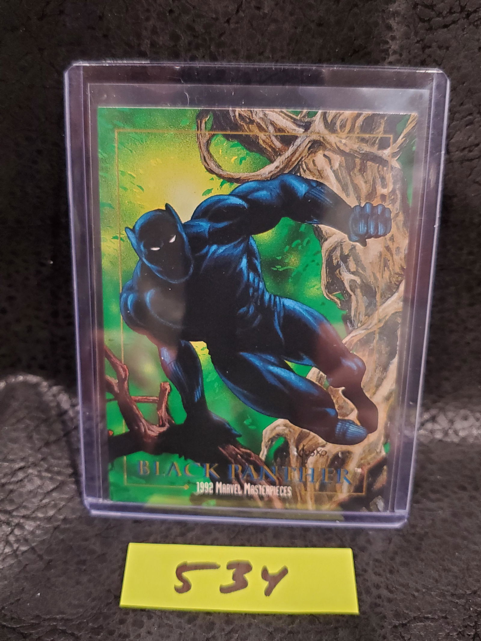 Black Panther 1992 Skybox Marvel Masterpieces #4 (1 of 2)