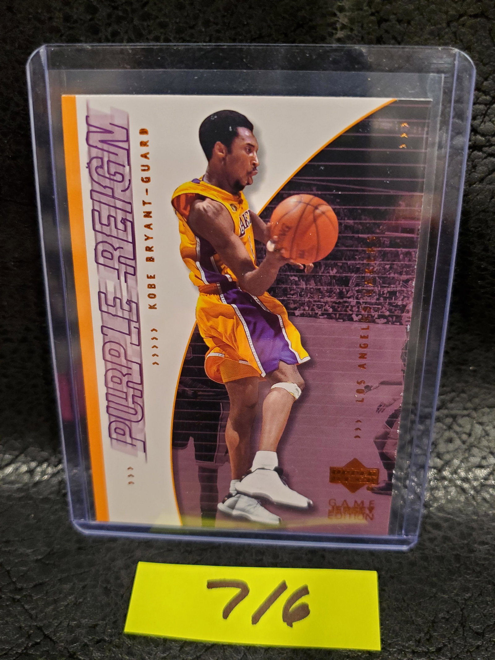 Kobe Bryant 2000 Upper Deck Purple Reign Game Jersey Edition Los Angeles Lakers #440 (1 of 2)
