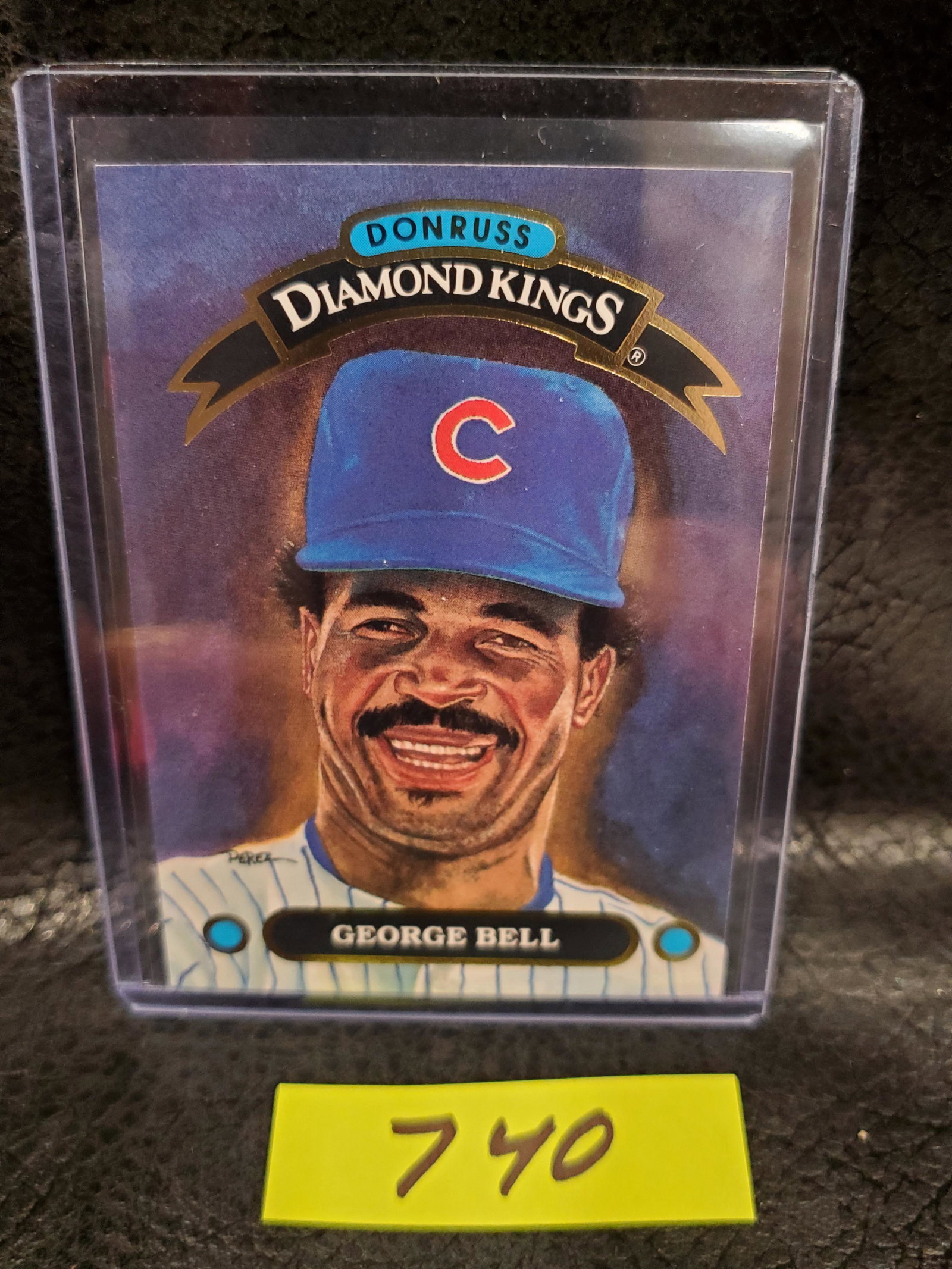 George Bell 1991 Leaf Donruss Diamond Kings Chicago Cubs #DK-7 (1 of 2)