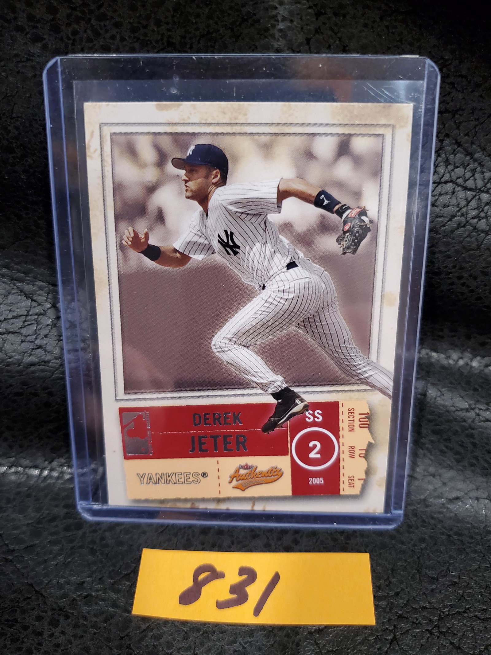 Derek Jeter 2005 Fleer Authentix New York Yankees #28 (1 of 2)