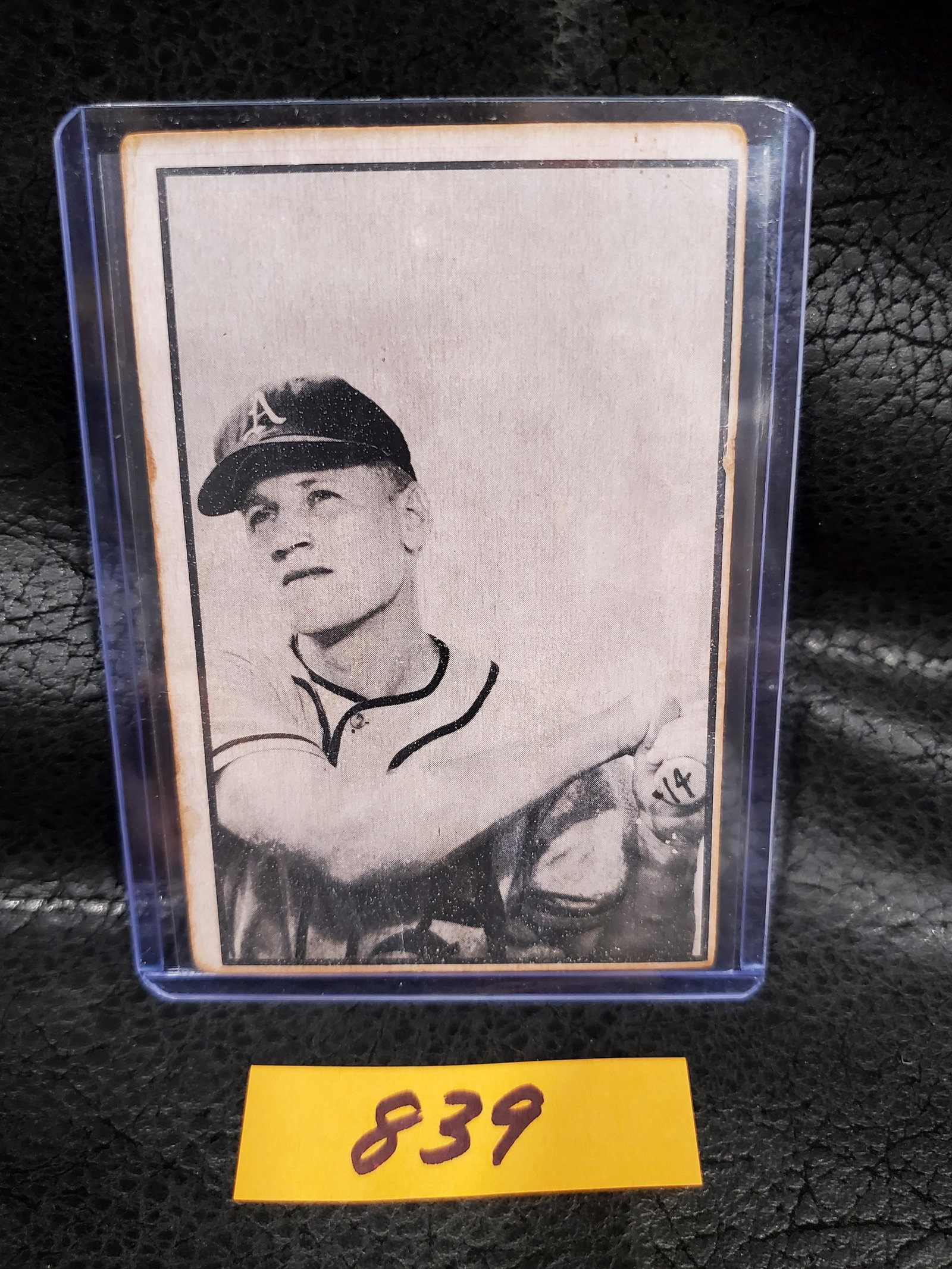 Keith Thomas 1953 Bowman Black & White Philadelphia Athletics #62 (1 of 2)