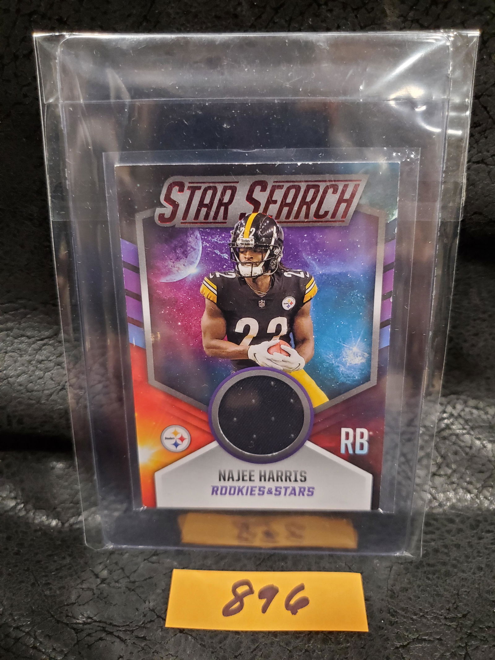 Najee Harris 2021 Rookies & Stars Star Search Patch Pittsburgh Steelers #SS-NJ (1 of 2)