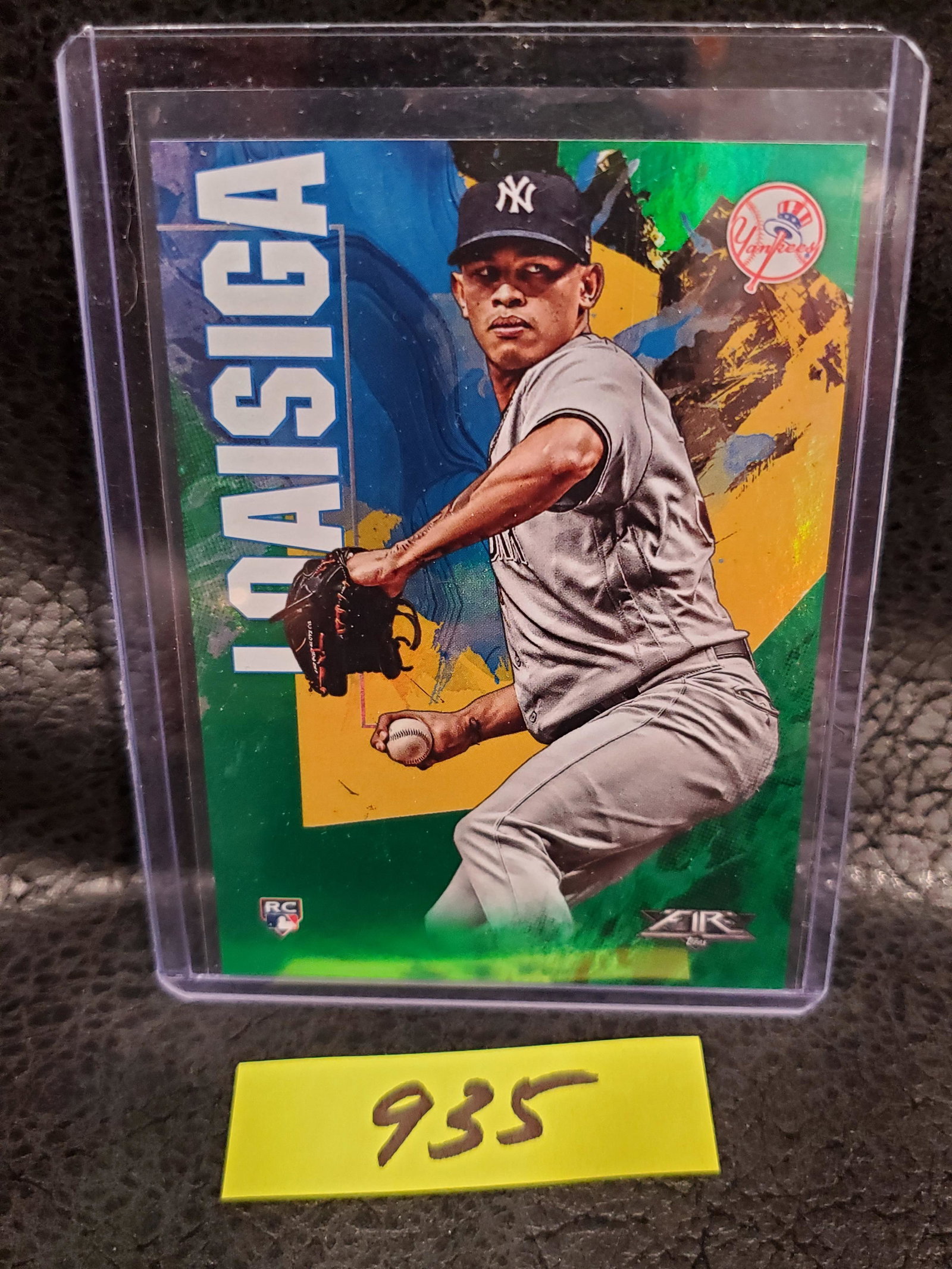 Jonathan Loaisiga 2019 Topps Fire Green #/199 New York Yankees #20 (1 of 2)