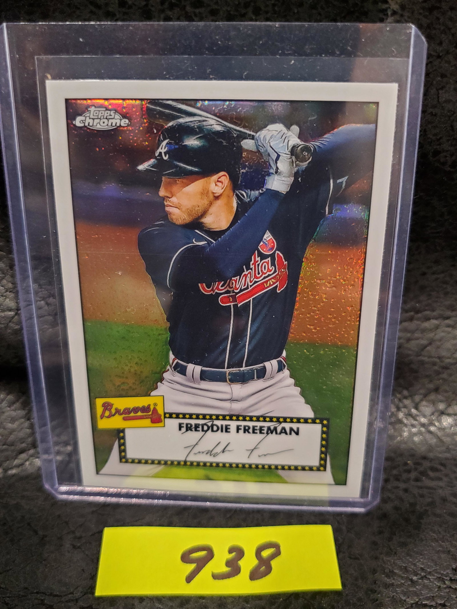 Freddie Freeman 2021 Topps Chrome Base Atlanta Braves #TC52-42 (1 of 2)