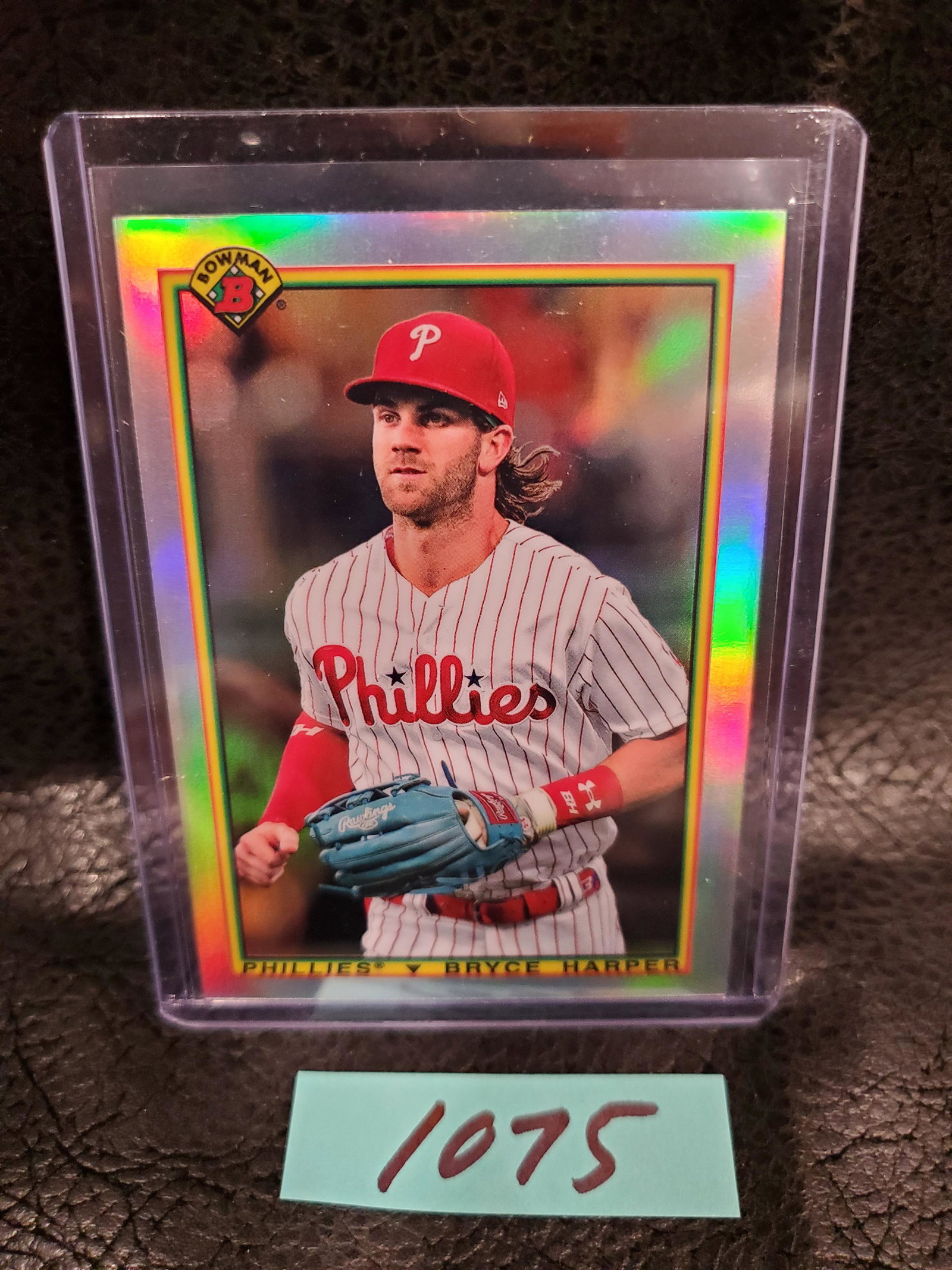 Bryce Harper 2020 Bowman 1990 Retro Refractor Philadelphia Phillies #90B-BH (1 of 2)