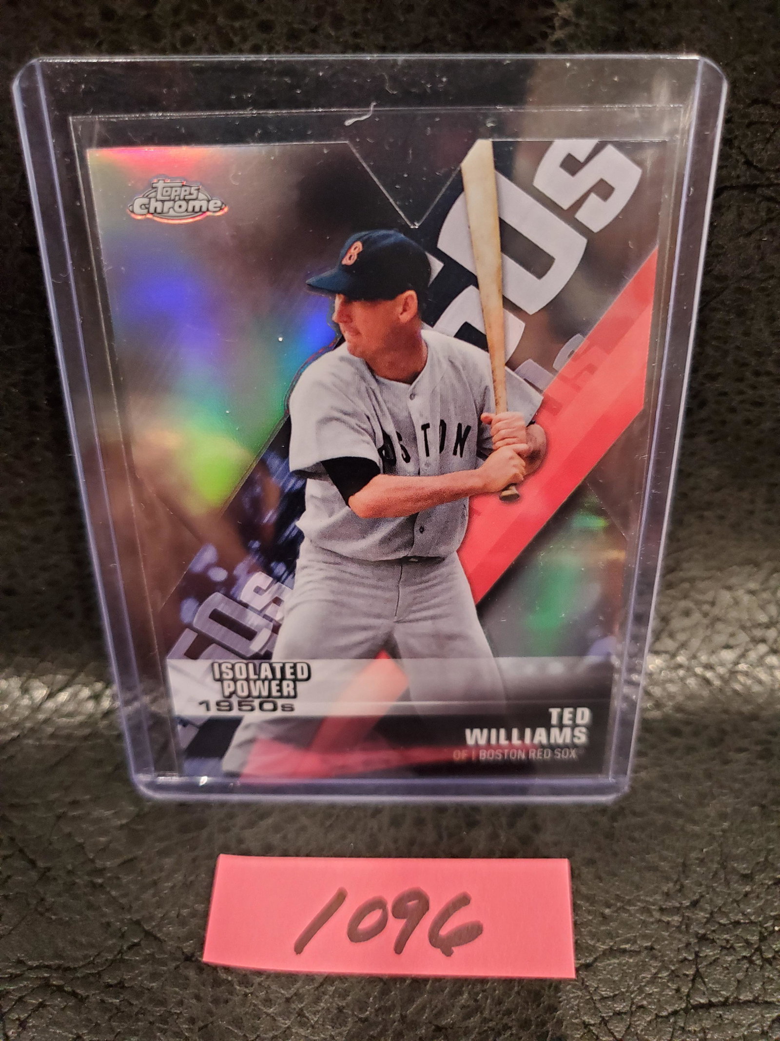 Ted Williams 2020 Topps Chrome Isolated Power 1950s Die Cut Boston Red Sox #D0D-5 (1 of 2)