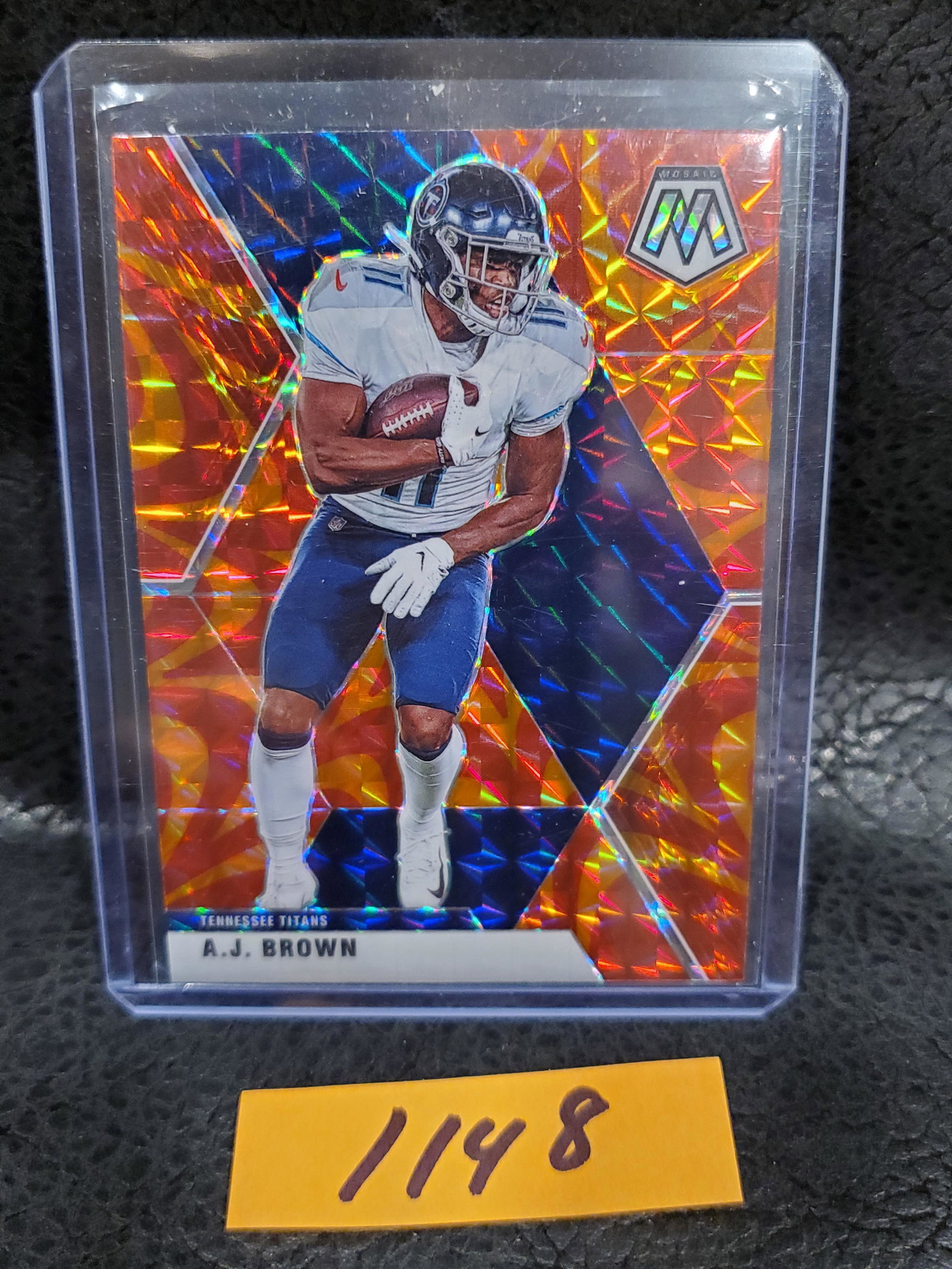 AJ Brown 2020 Mosaic Reactive Orange Tennessee Titans #190 (1 of 2)