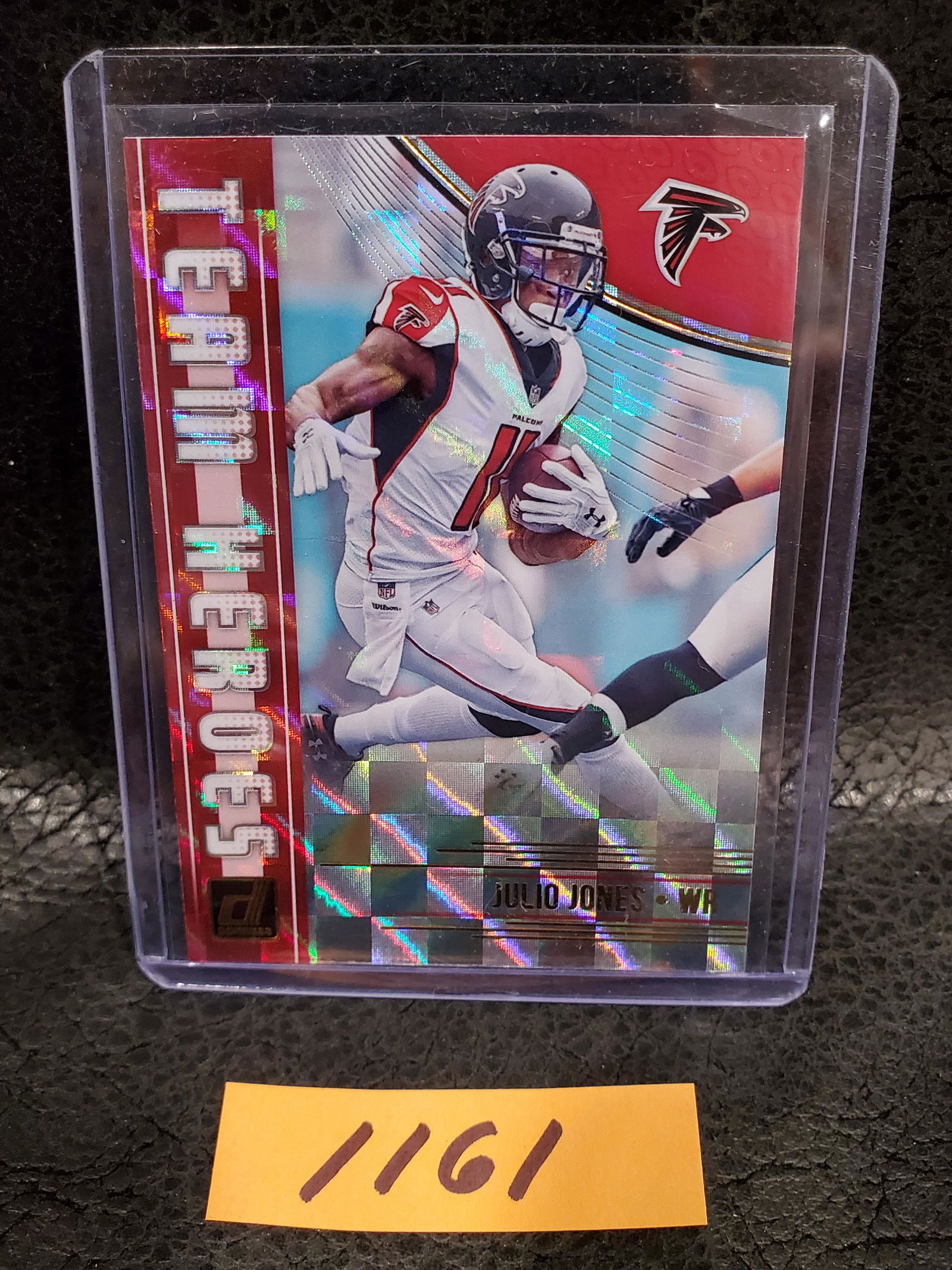 Julio Jones 2018 Donruss Team Heroes Silver Checkerboard Insert Atlanta Falcons #TH-6 (1 of 2)