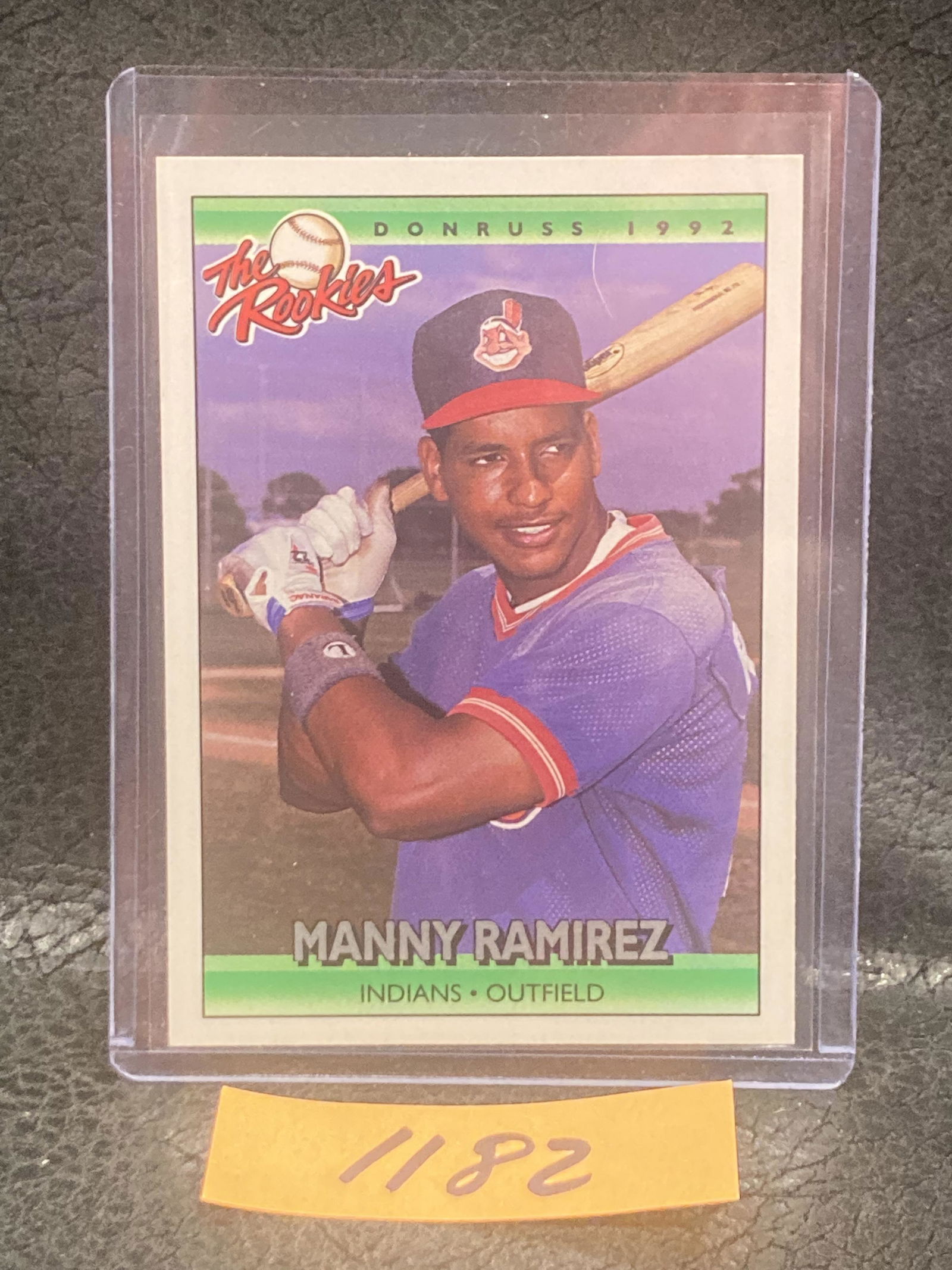 Manny Ramirez 1992 Leaf Donruss The Rookies Cleveland Indians #98 (1 of 2)