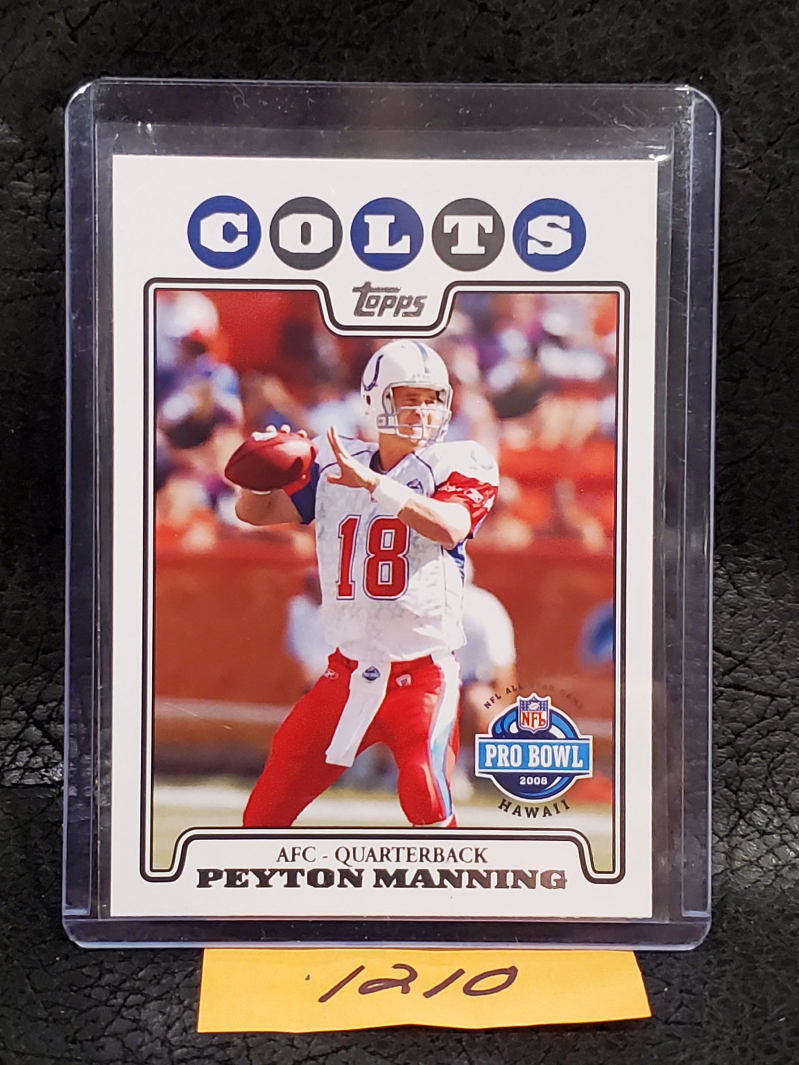 Peyton Manning 2008 Topps Pro Bowl Indianapolis Colts #308 (1 of 2)
