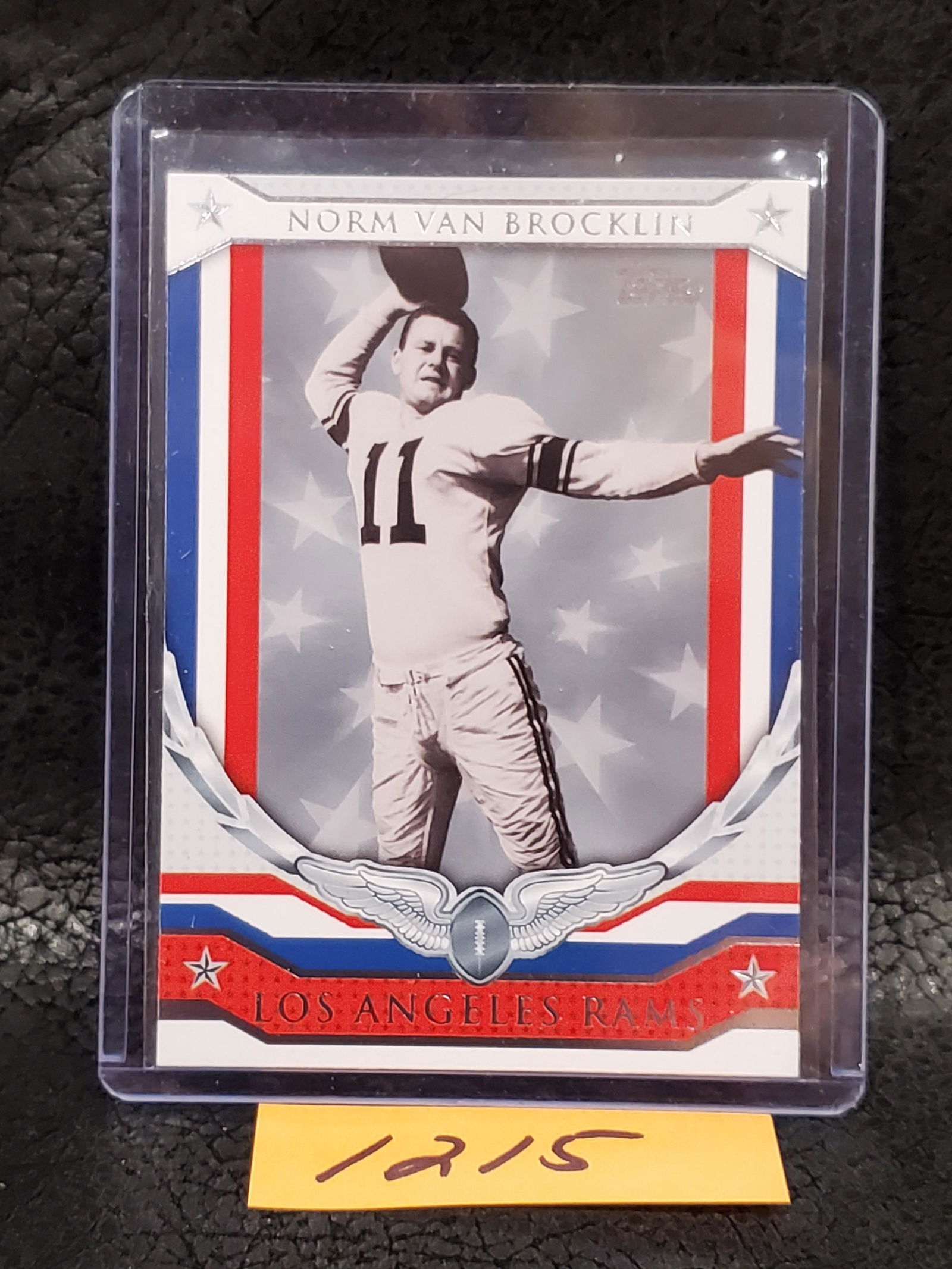 Norm Van Brocklin 2008 Topps Honor Roll Los Angeles Rams #HR-NB (1 of 2)