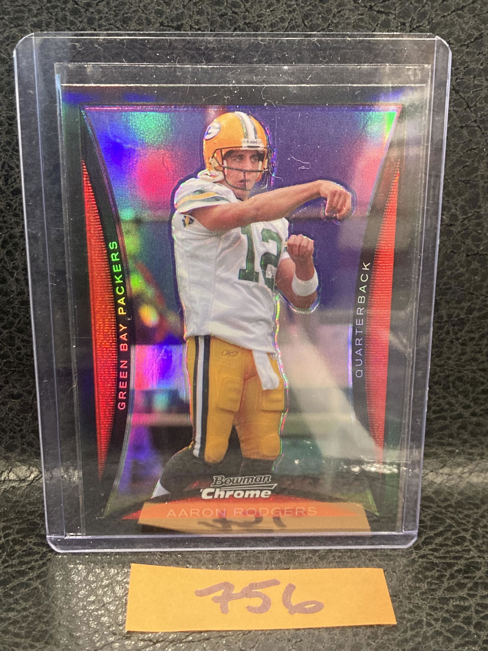Aaron Rodgers 2008 Bowman Chrome #135 Refractor Packers (1 of 2)