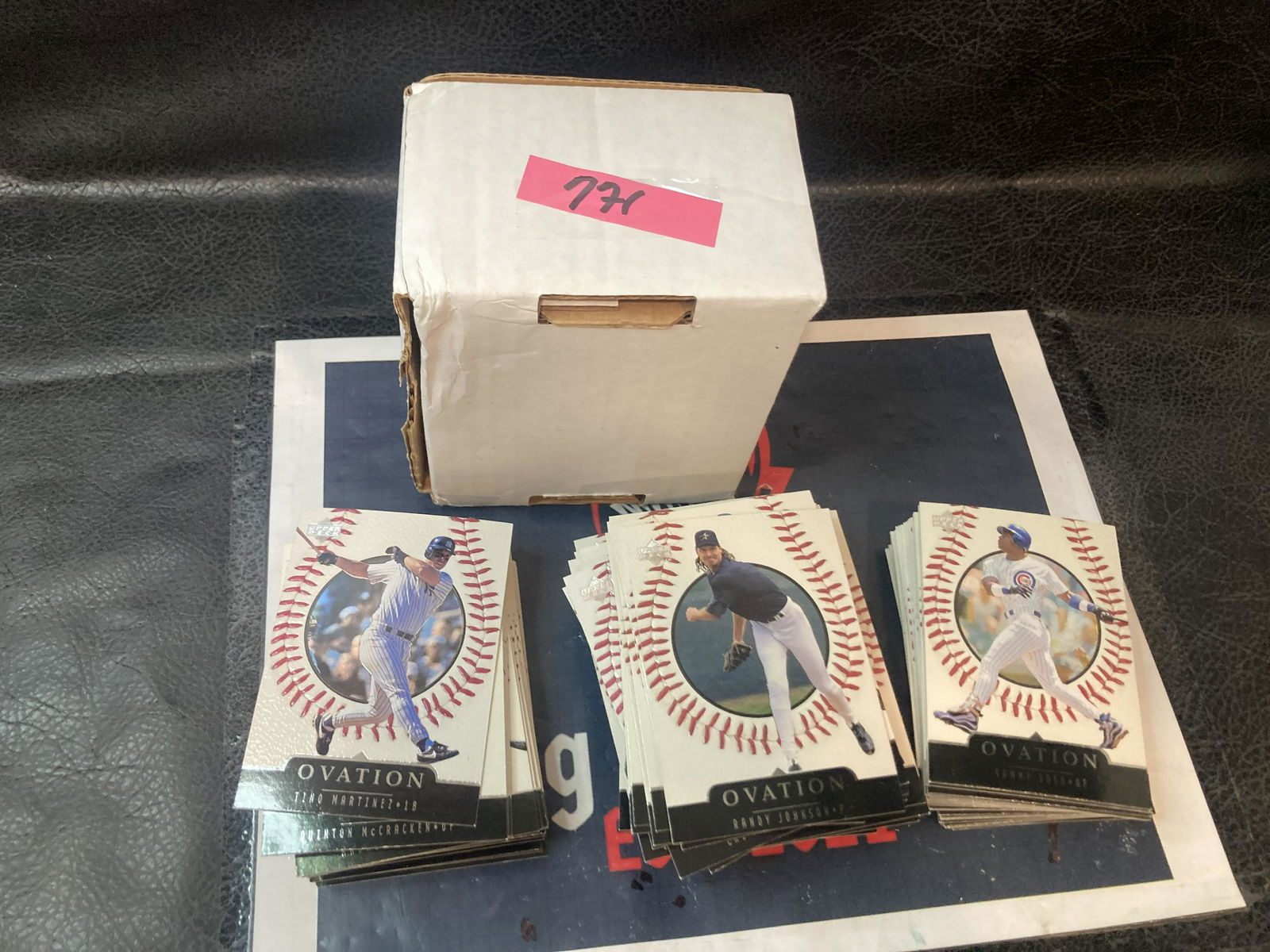 1999 UPPER DECK OVATION BASEBALL LOT PARTIAL SET FOR SET BUILDING (1 of 2)
