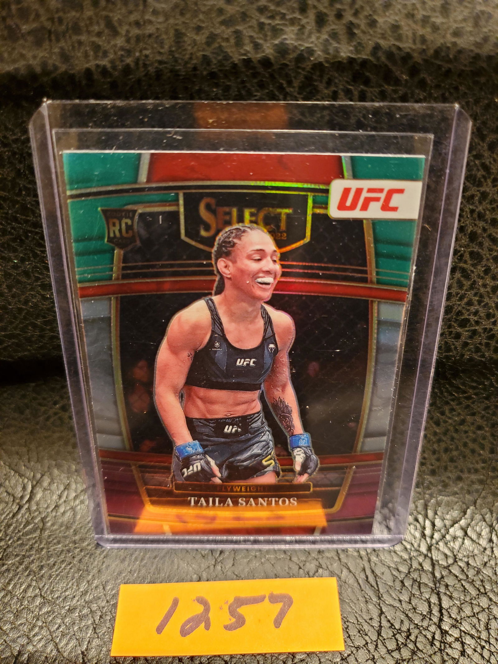 Taila Santos 2022 Select UFC Concourse Green White Purple Rookie #50 (1 of 2)